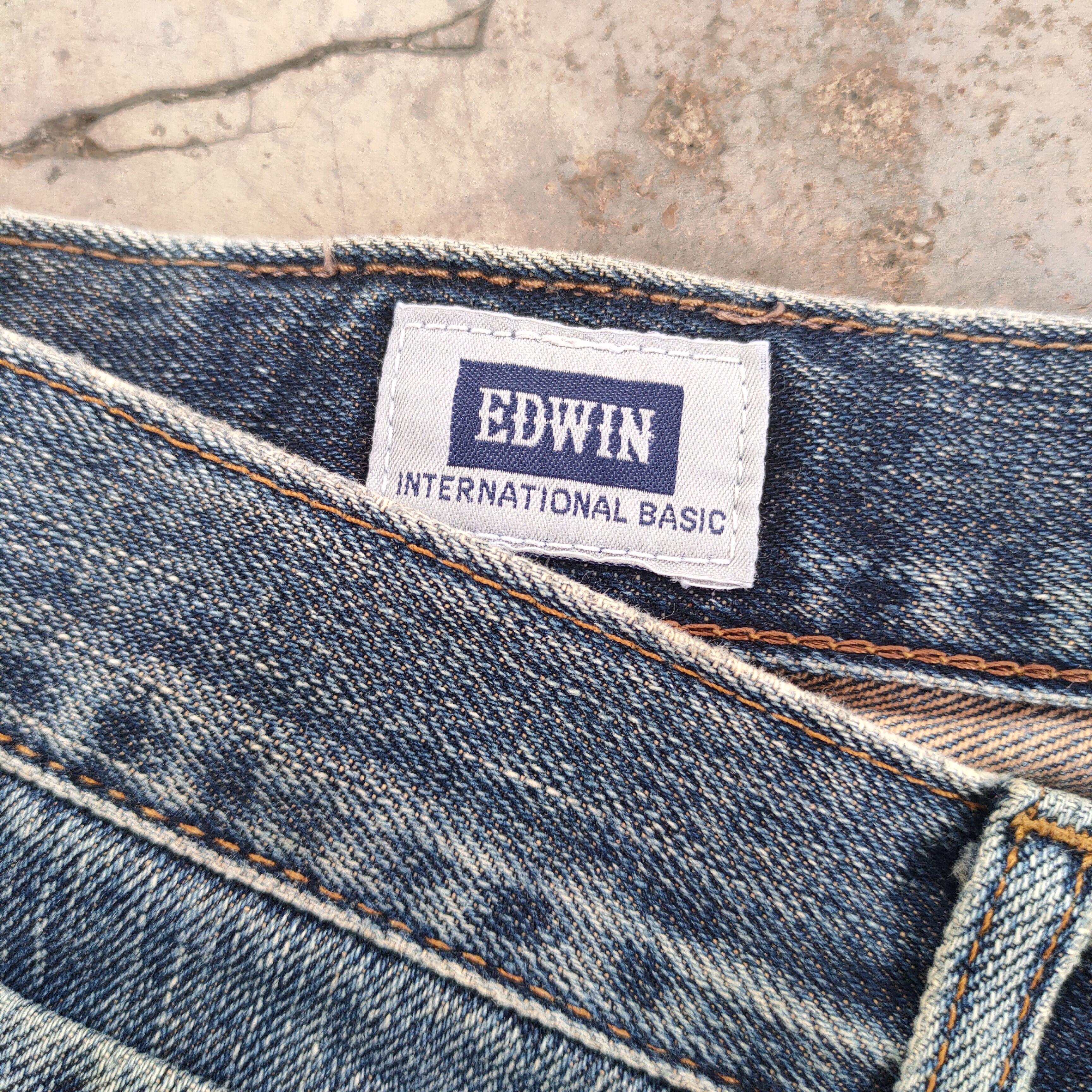 Edwin VINTAGE EDWIN FADED DISTRESSED JEANS DENIM PANTS Size US 35 - 7 Thumbnail