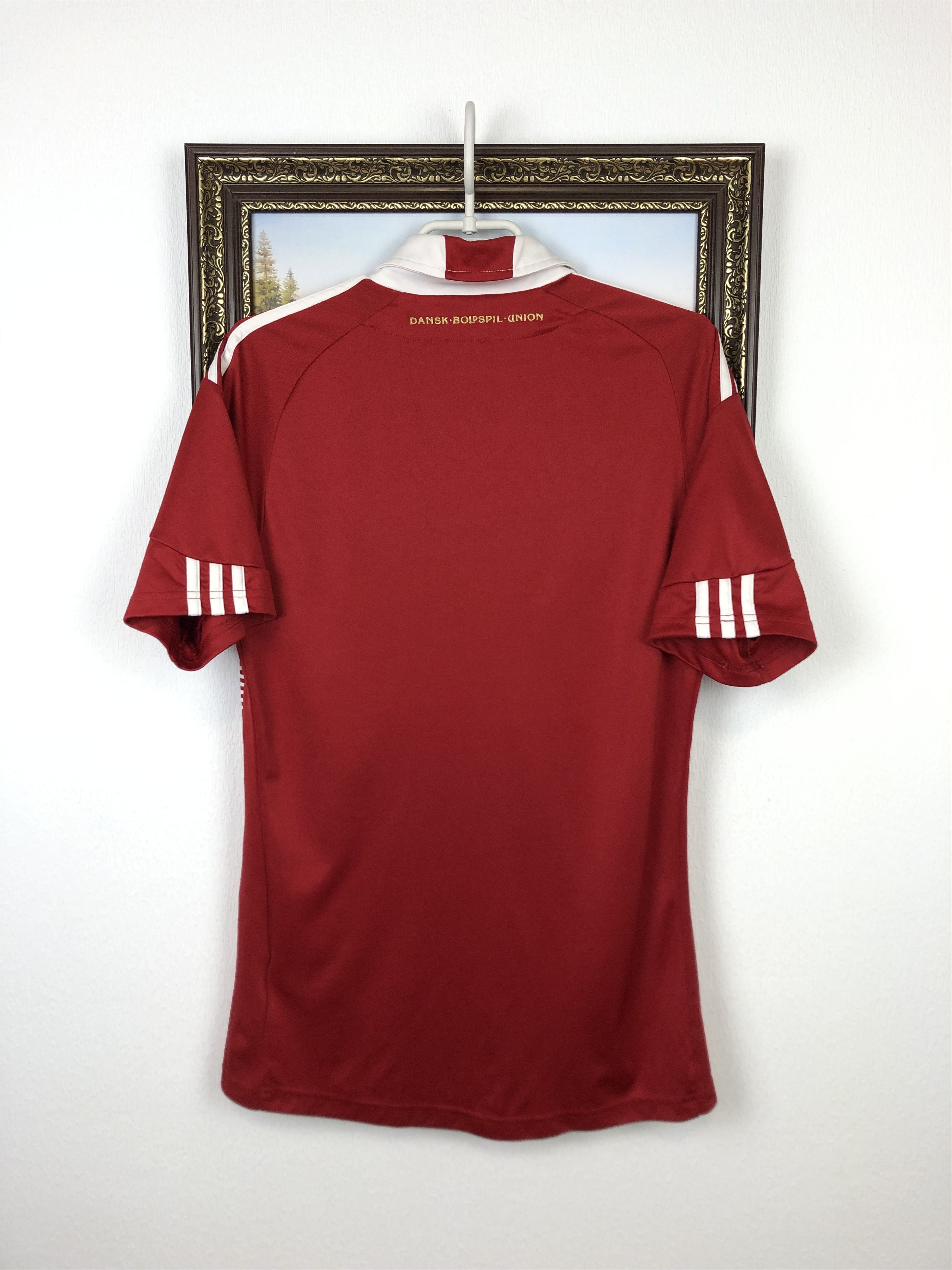 Adidas Denmark Home football shirt 2010 Soccer Adidas Jersey Size US S / EU 44-46 / 1 - 11 Thumbnail
