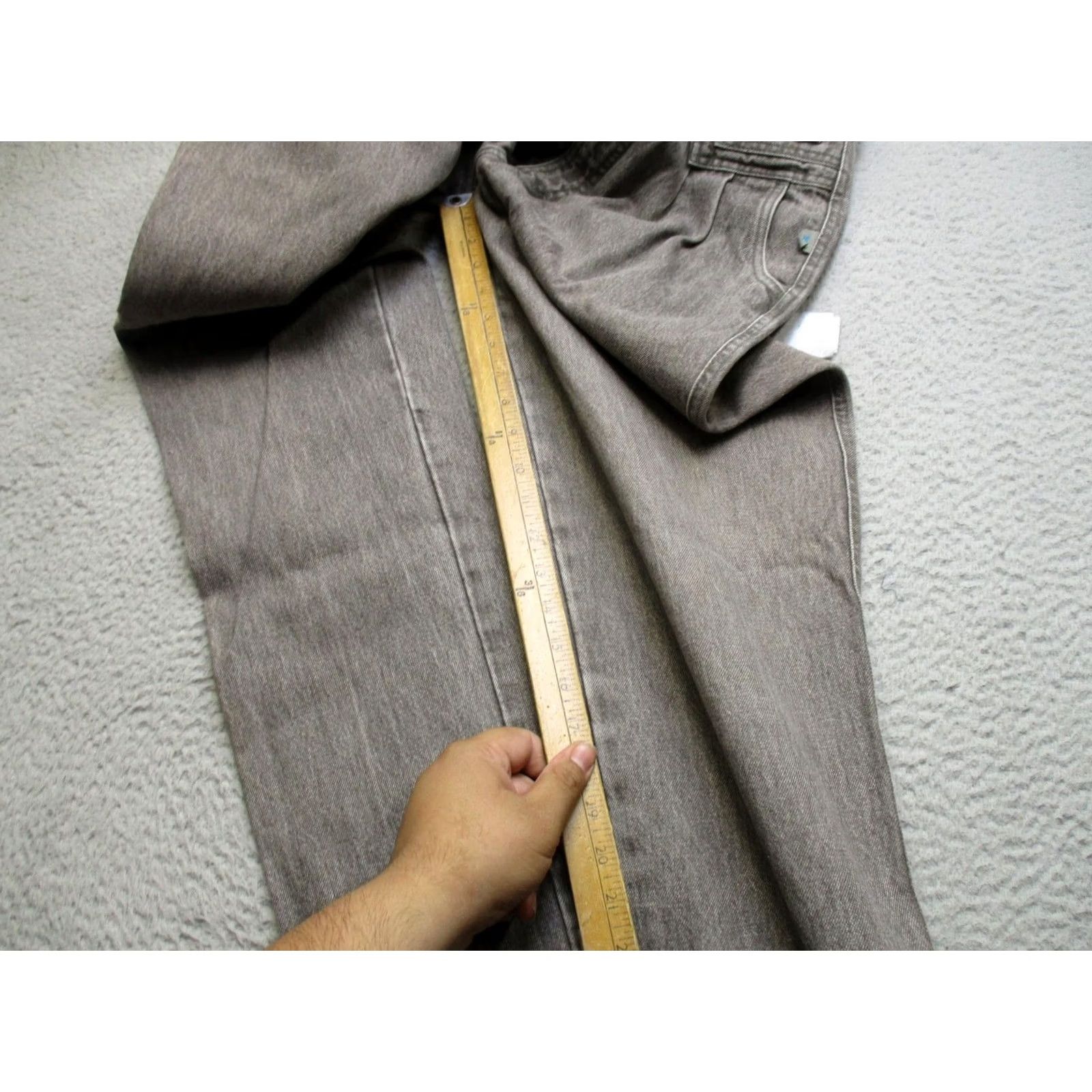 Vintage VINTAGE Ms Rocky Mountain Jeans Juniors 11/12 Gray High Rise Straight Denim Size 32" / US 10 / IT 46 - 7 Thumbnail