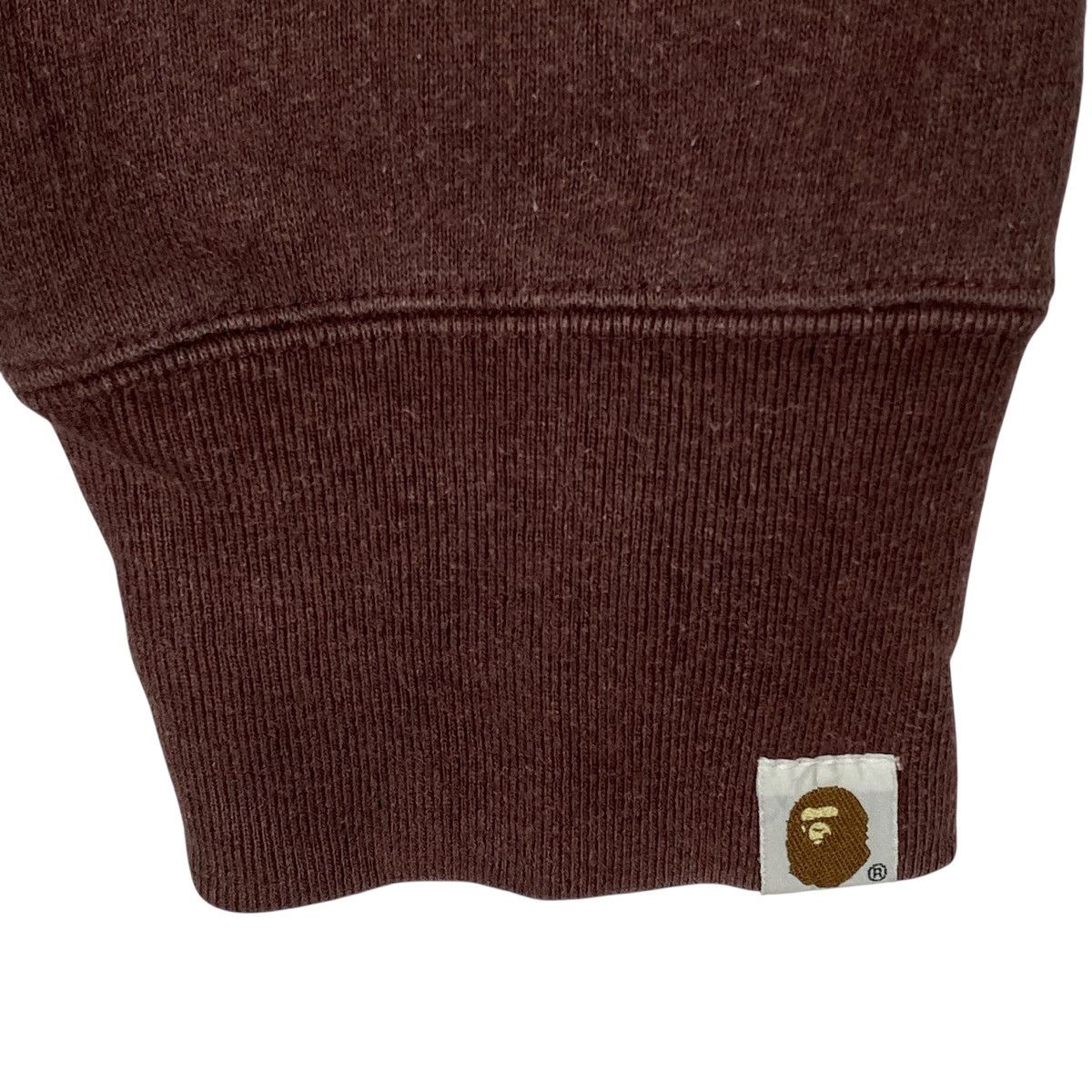 Bape Vintage BAPE Hoodie A Bathing Ape Brown College Logo Size US L / EU 52-54 / 3 - 10 Thumbnail