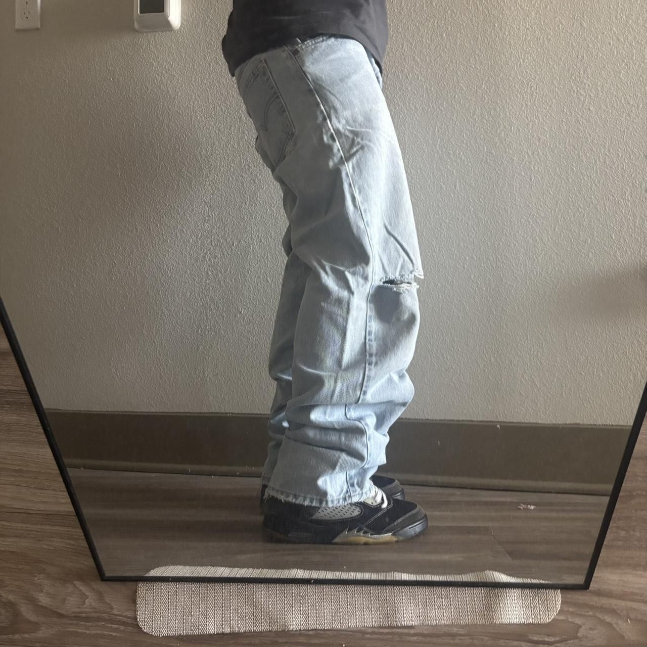 Levi's Crazy Vintage 90s Baggy Light Wash Levis Distressed Denim Jeans! 30x32 Size US 30 / EU 46 - 2 Thumbnail