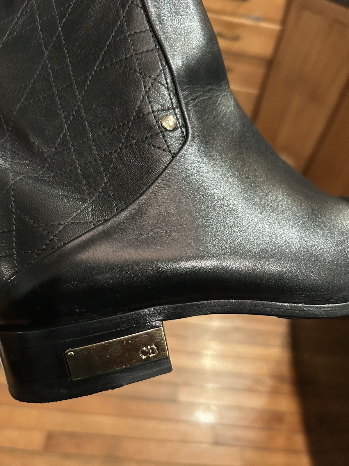 Christian Dior Monsieur Dior boots black quilted design Size US 8.5 / IT 38.5 - 2 Thumbnail