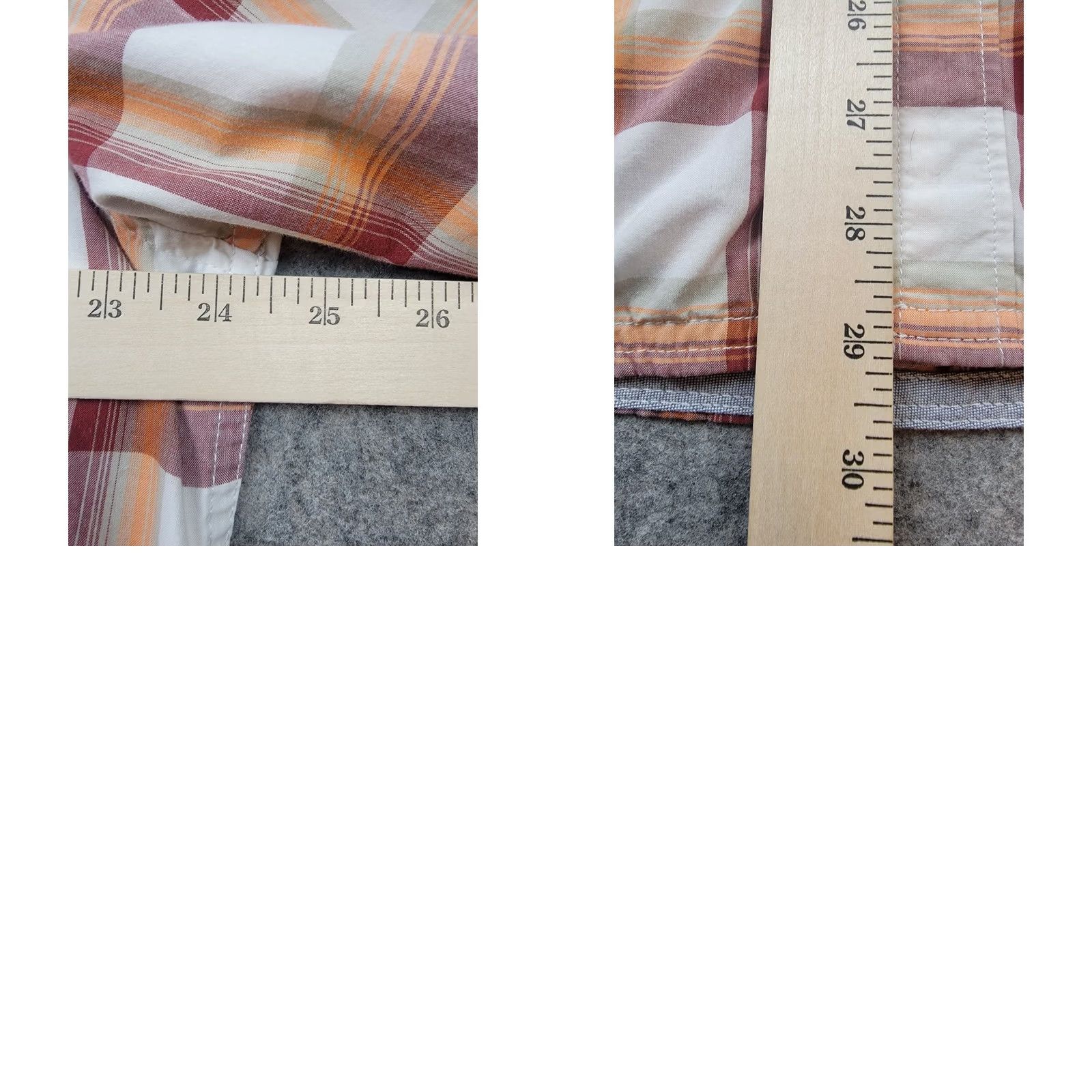 Marmot Marmot Shirt Mens XL Orange Red White Plaid Short Sleeve Button Up Size US XL / EU 56 / 4 - 9 Thumbnail