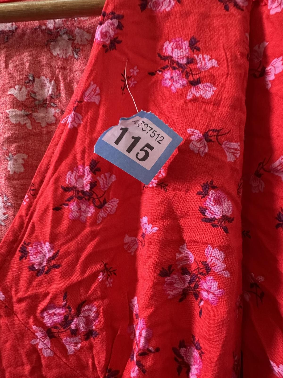 Unknown London Red Floral Long Sleeve Dress Size M / US 6-8 / IT 42-44 - 4 Thumbnail