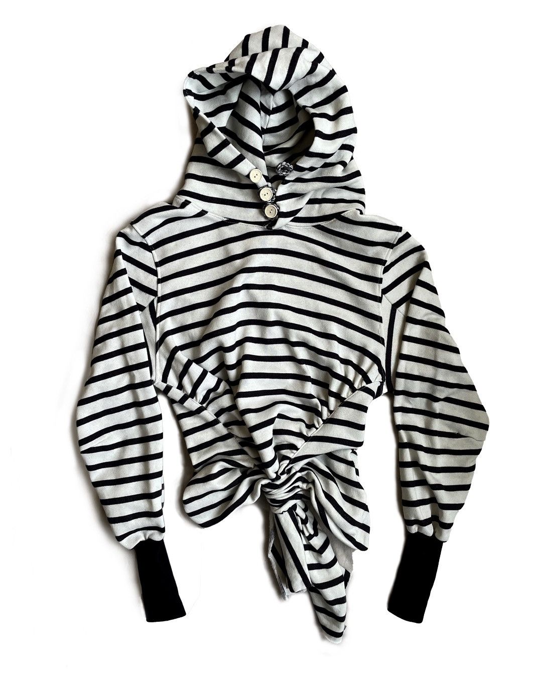 Other Knot Hoodie in stripes / black Size US M / EU 48-50 / 2 - 1 Thumbnail