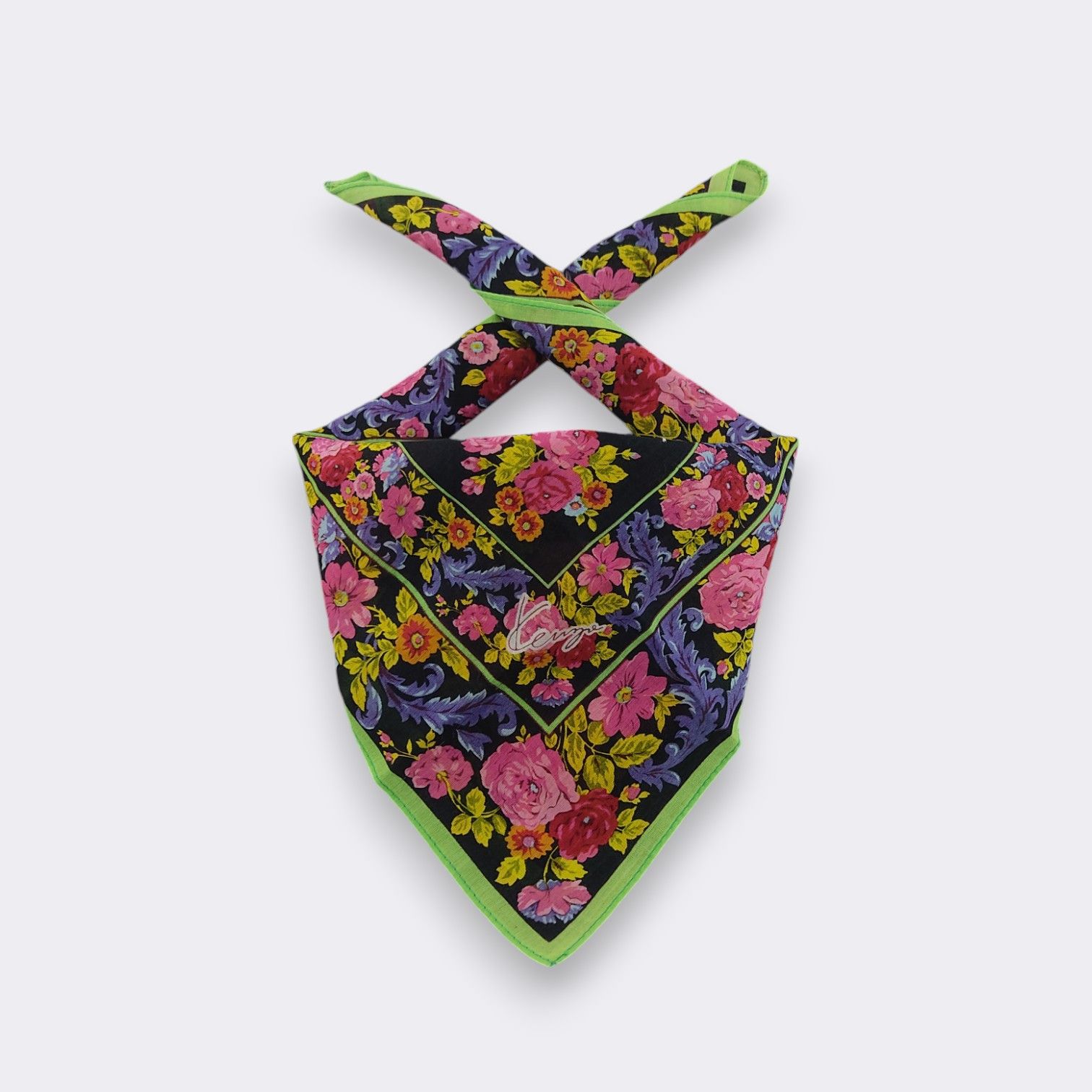 Kenzo Vintage Kenzo Handkerchief Neckerchief Bandana H032E Size ONE SIZE - 1 Thumbnail