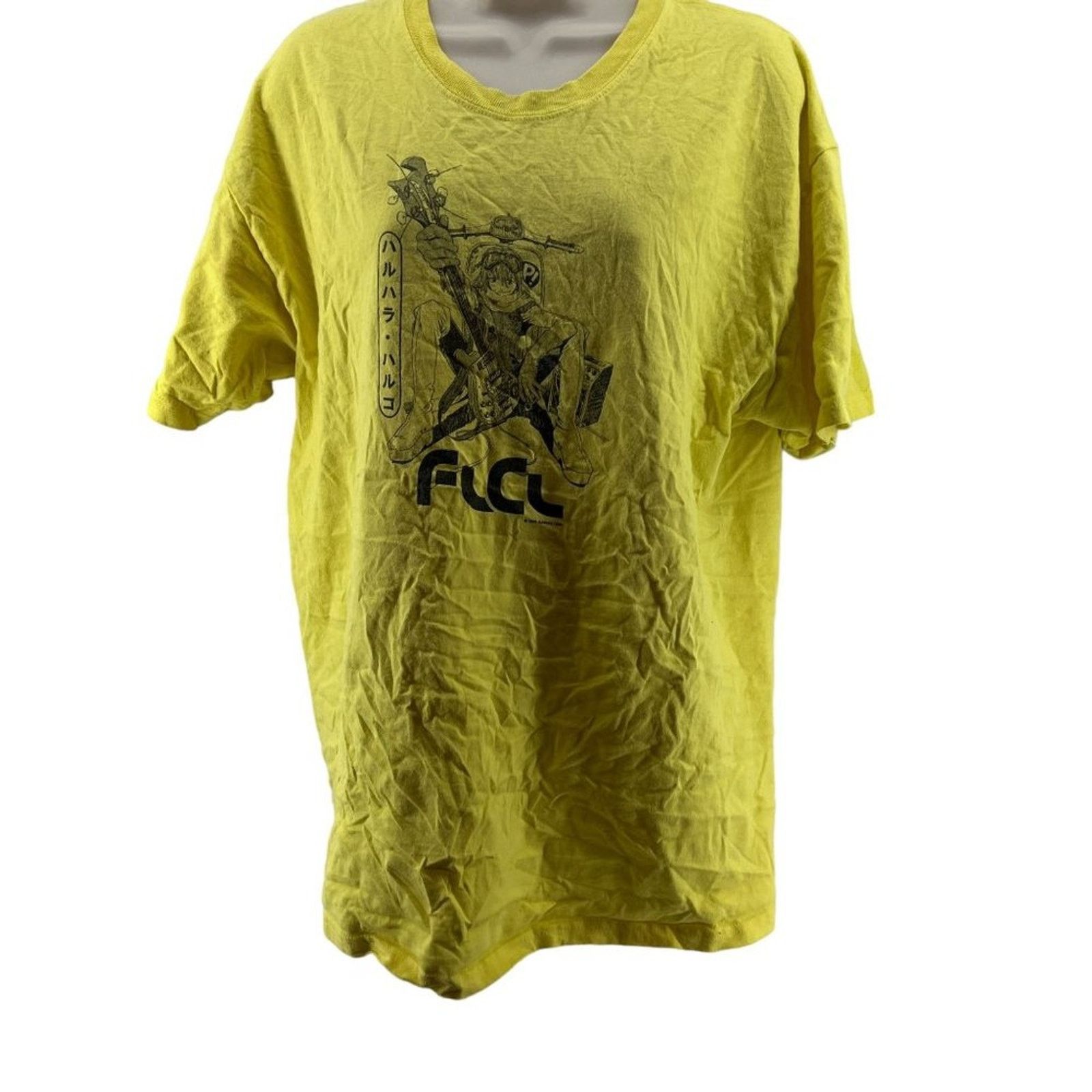 Vintage Vintage FLCL Shirt 1999 FOOLY COOLY Broccoli Guitar Anime Size US L / EU 52-54 / 3 - 2 Thumbnail