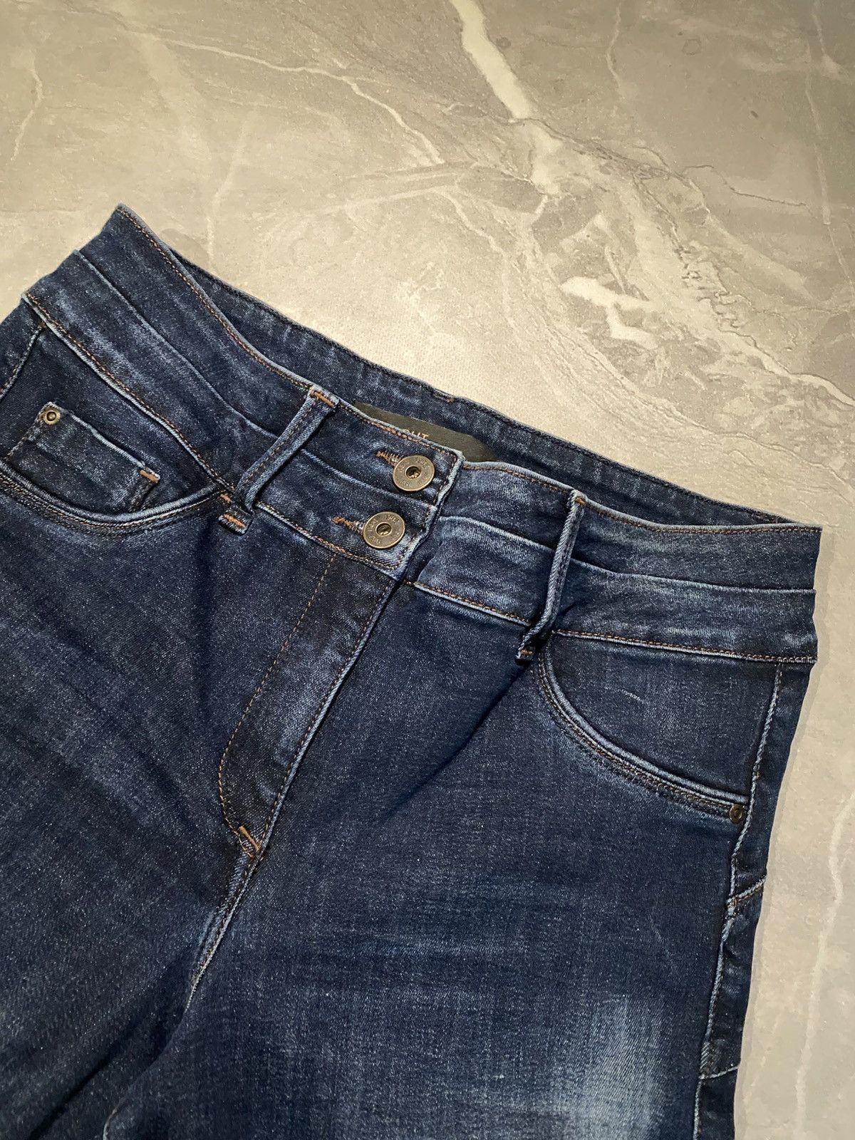 Vintage Flared Distressed Jeans — Archive Number Nine Style Size US 30 / EU 46 - 4 Thumbnail