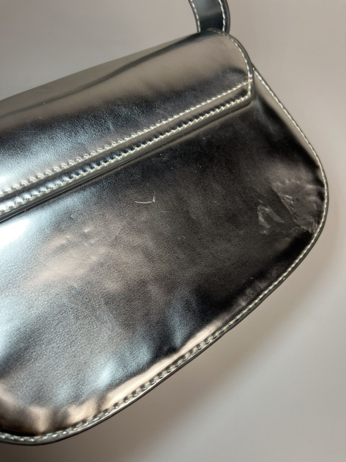 Diesel Y2K Diesel Metallic Silver Shoulder Bag Size ONE SIZE - 9 Thumbnail
