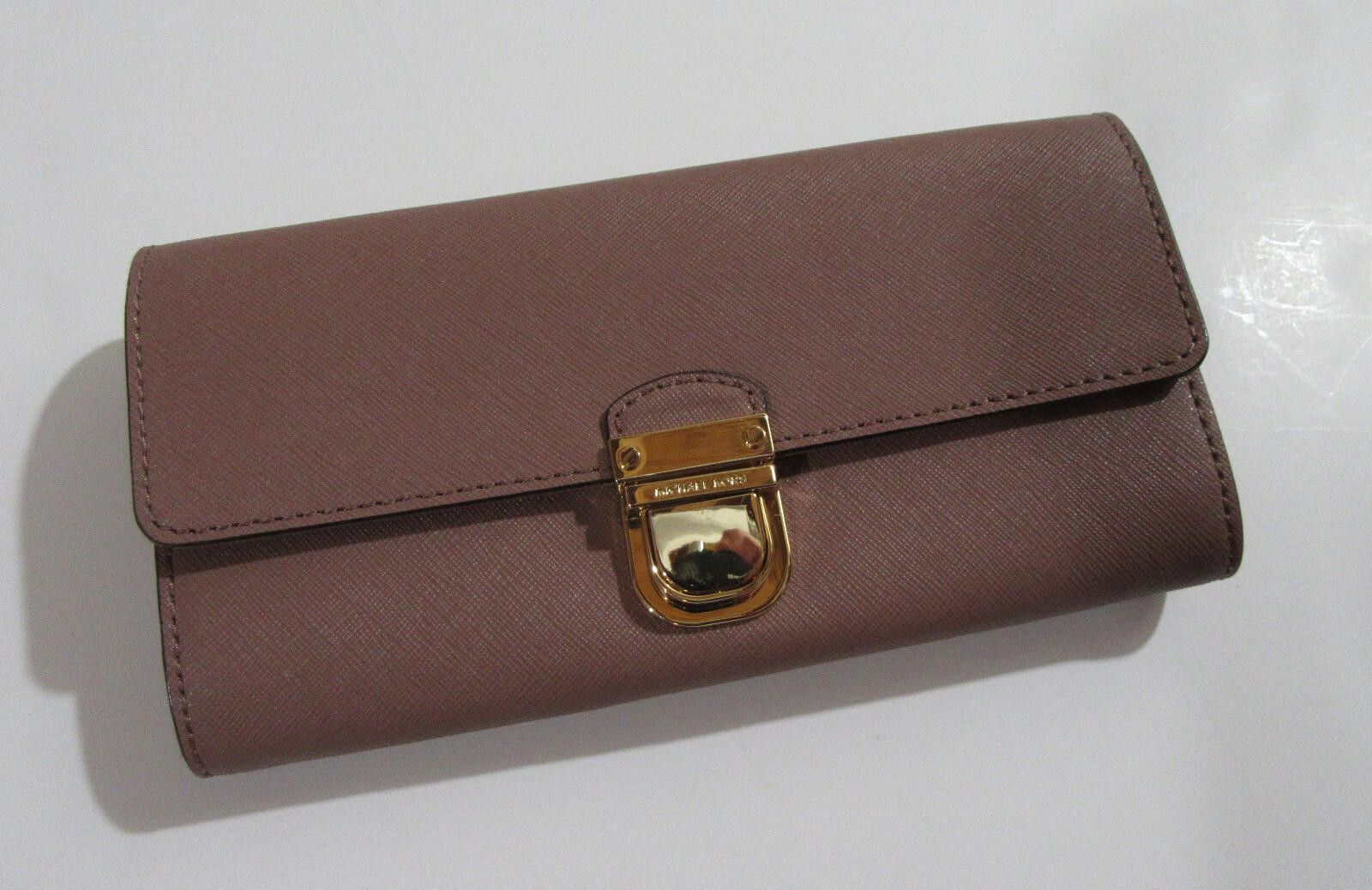Michael Kors Michael Kors Bridgette Saffiano Leather Flap Wallet Size ONE SIZE - 1 Thumbnail