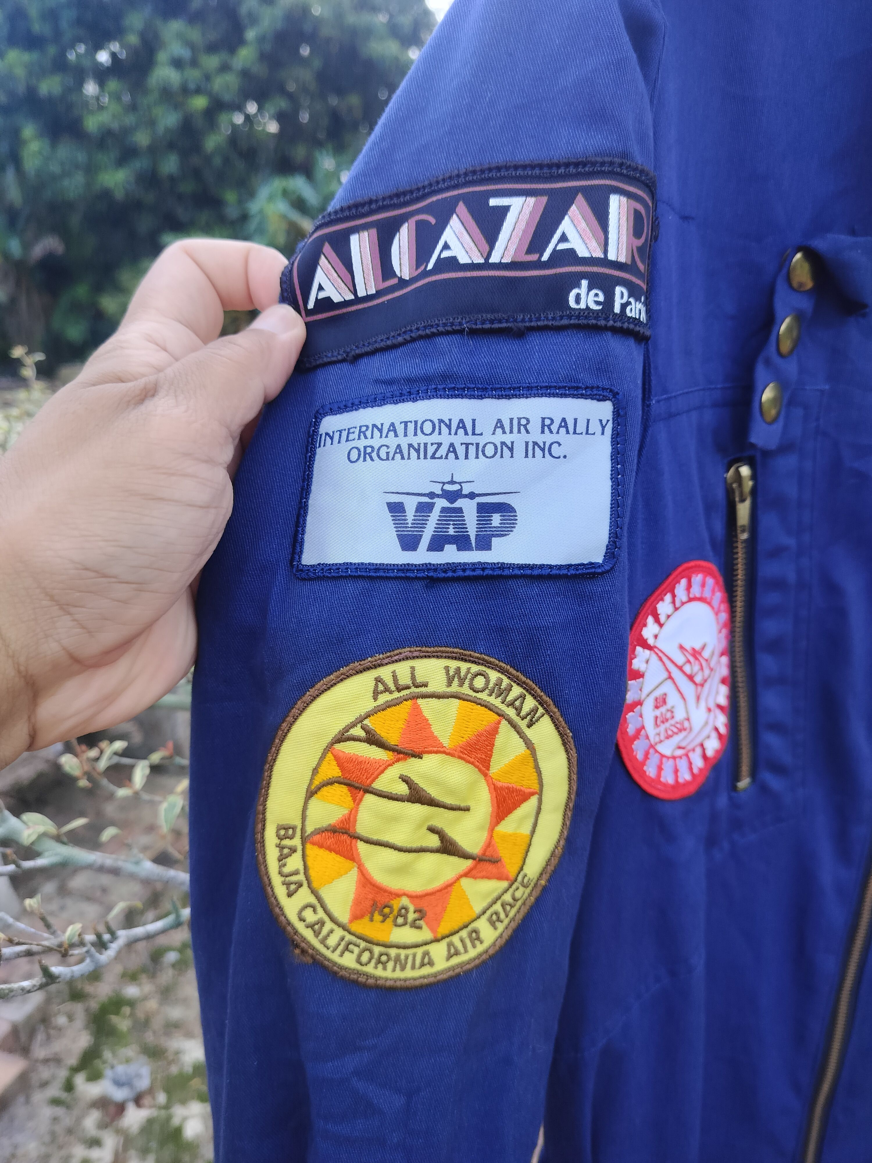 Vintage Vintage 1985 Breitling Transatlantic Air Rally Coverall Size M / US 6-8 / IT 42-44 - 2 Thumbnail