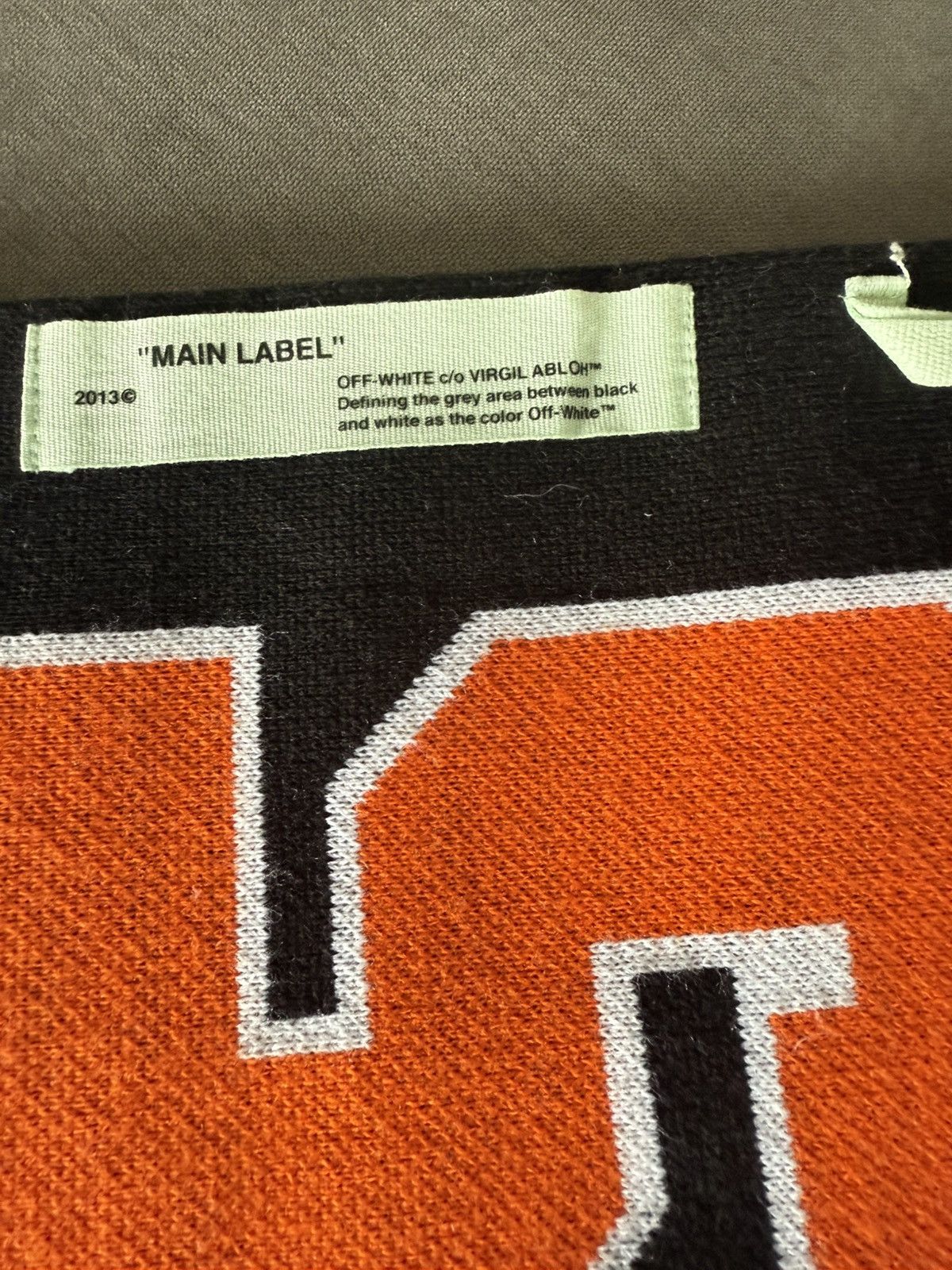 Off-White OFF-WHITE Diagonal Big Logo Scarf Size ONE SIZE - 15 Thumbnail