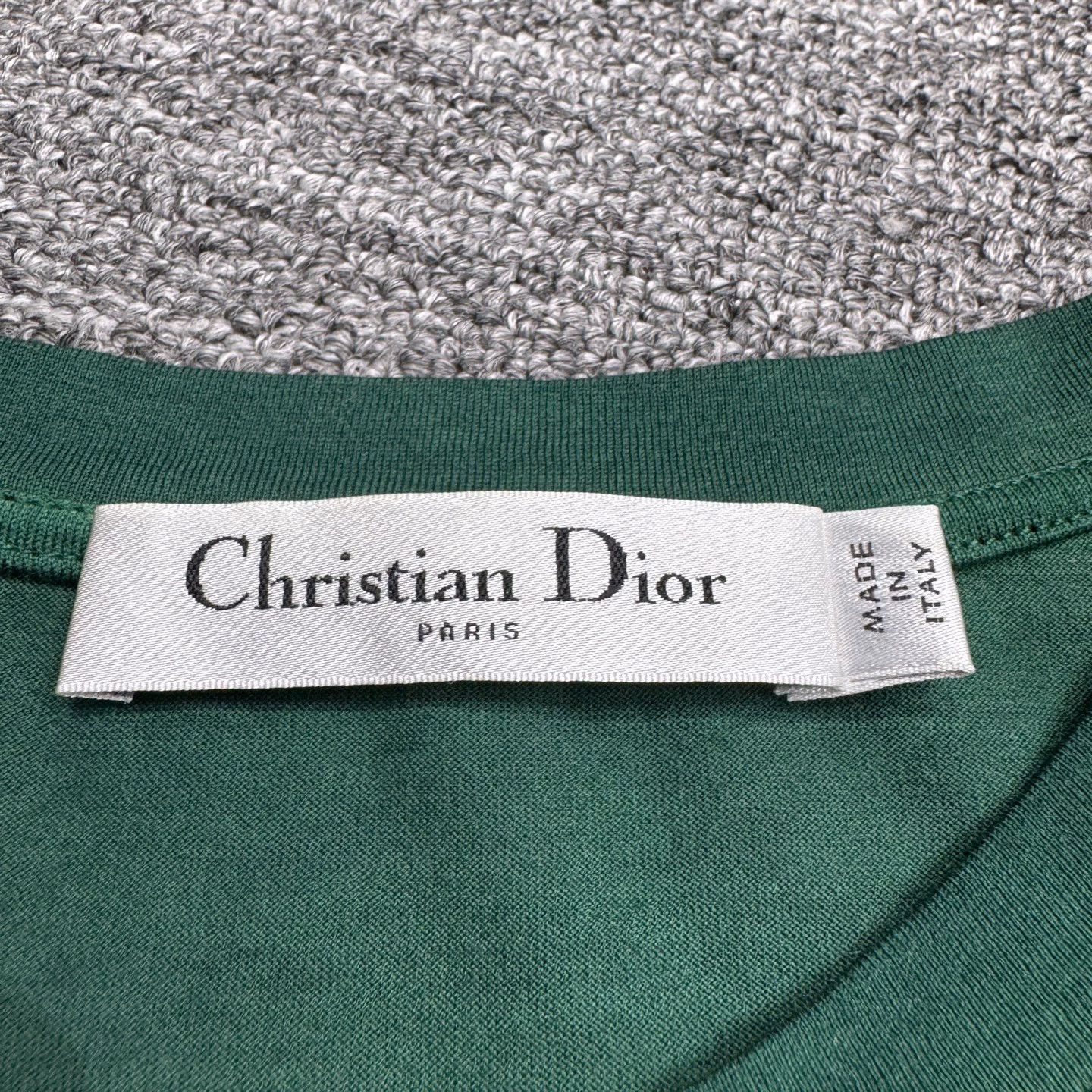 Dior Dior Gradient Slogan Short Sleeve Tee Wmn's L 98N Size L / US 10 / IT 46 - 2 Thumbnail