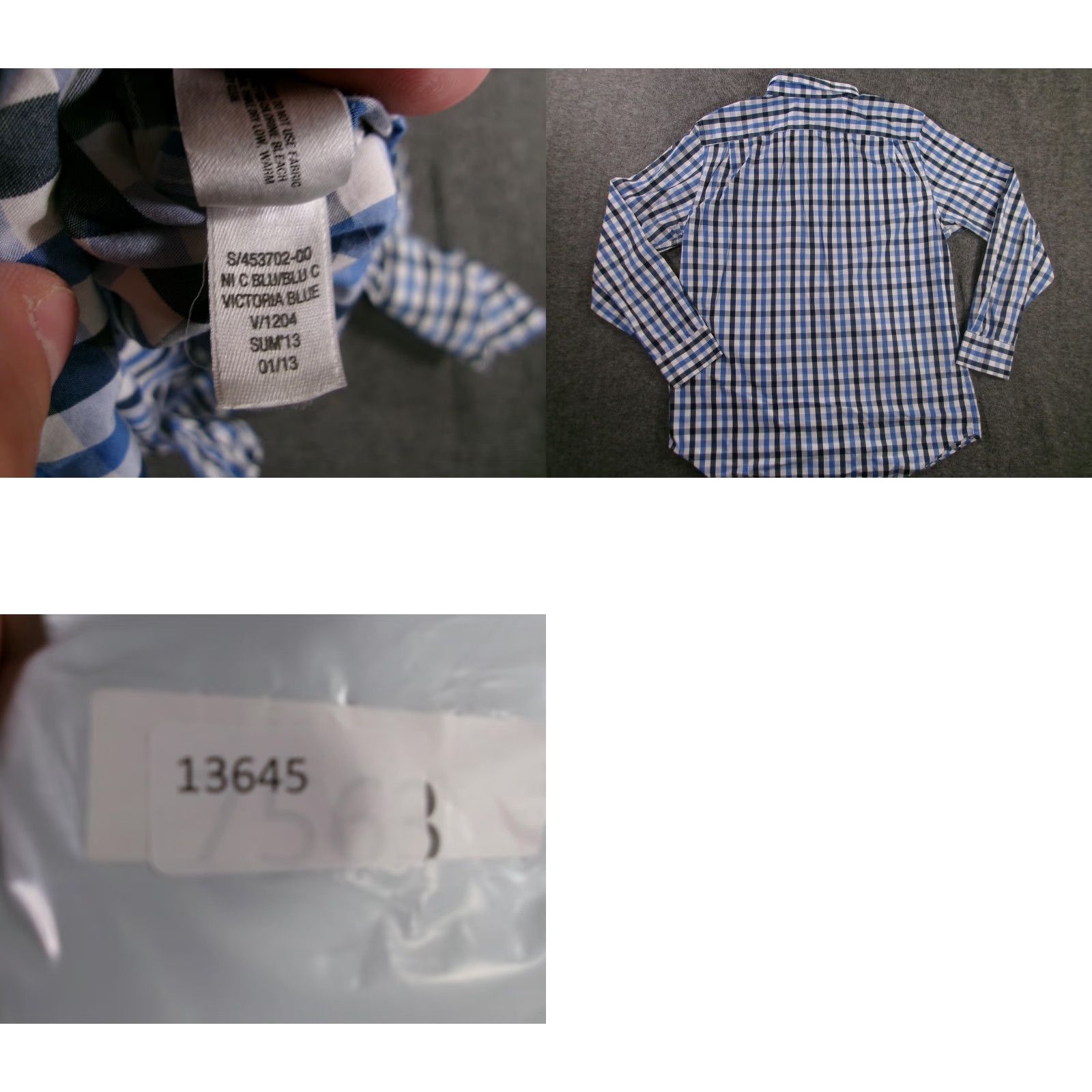 Gap VINTAGE GAP Dress Shirt Men XL Blue Plaid Non-Iron Business Casual Office Wear Size US XL / EU 56 / 4 - 8 Thumbnail