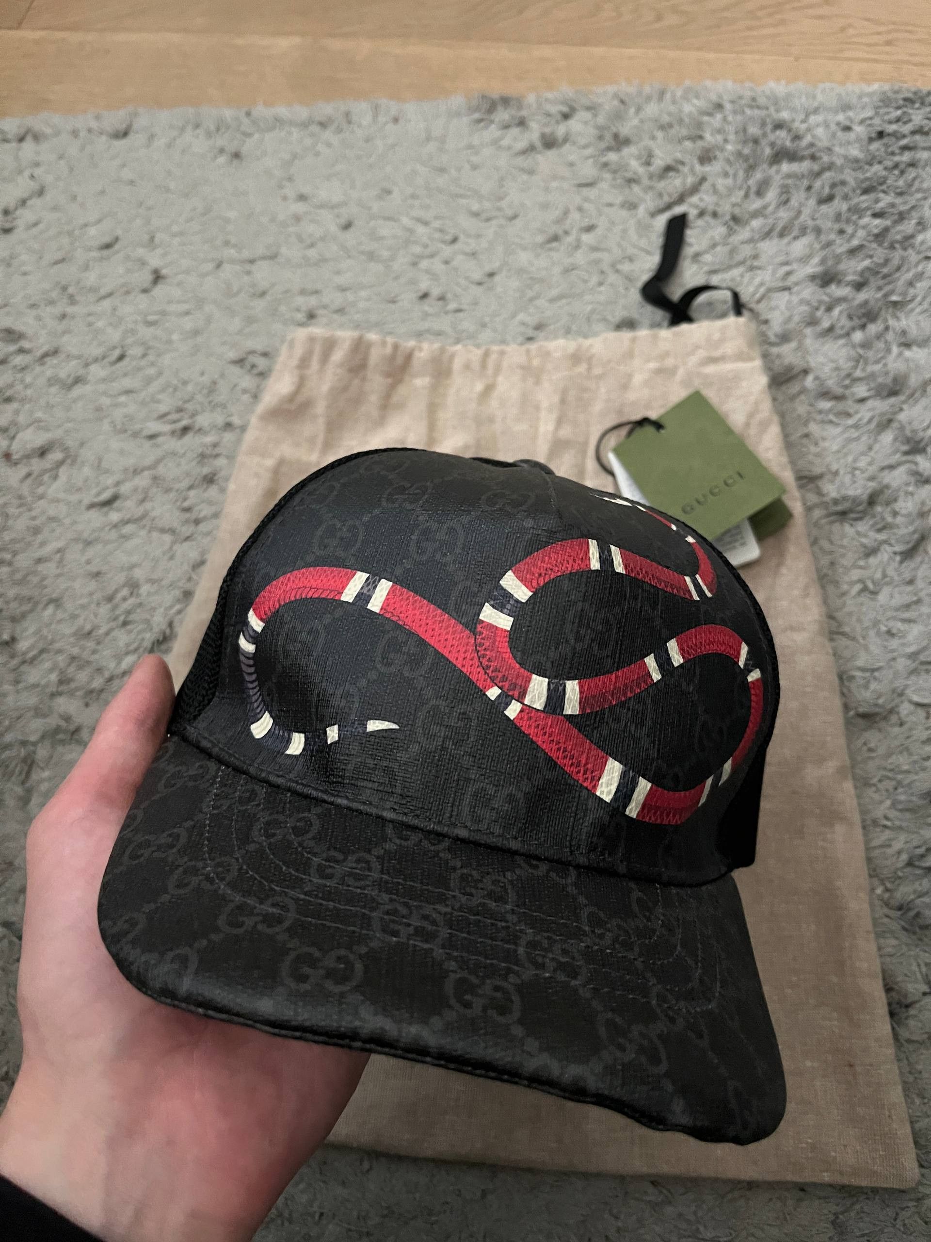 Gucci Gucci GG Snake Cap Size ONE SIZE - 2 Thumbnail