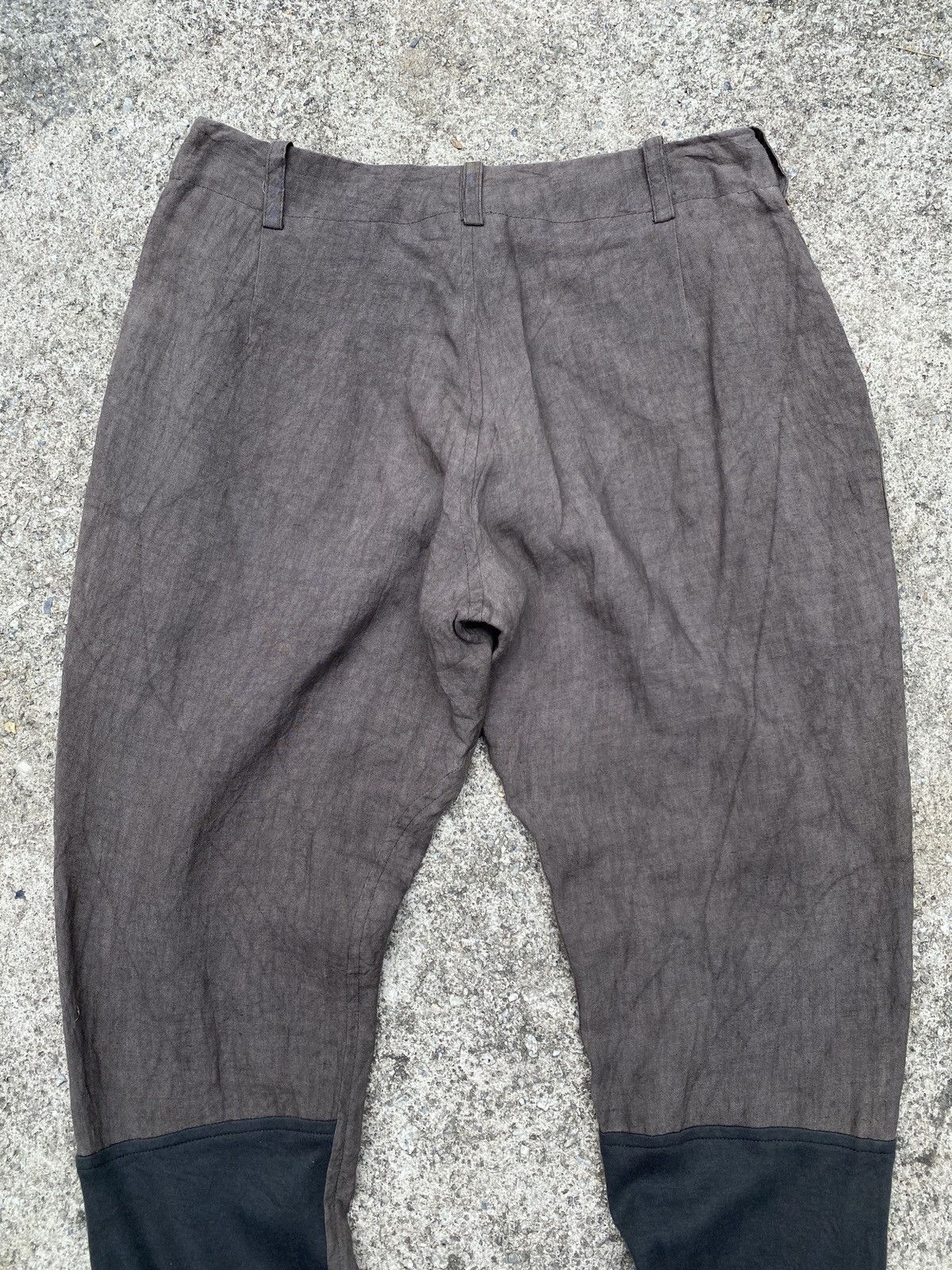 Yohji Yamamoto 1990s - Vintage Y’s Yohji Yamamoto Linen Cropped Pant Size US 30 / EU 46 - 8 Thumbnail
