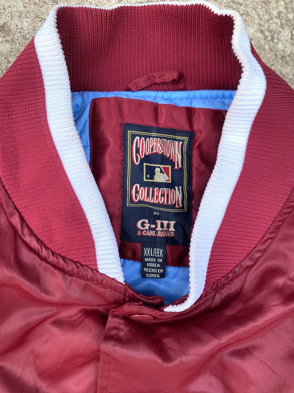MLB Vintage Philadelphia Phillies Bomber Jacket MLB Baseball Size US XXL / EU 58 / 5 - 5 Thumbnail