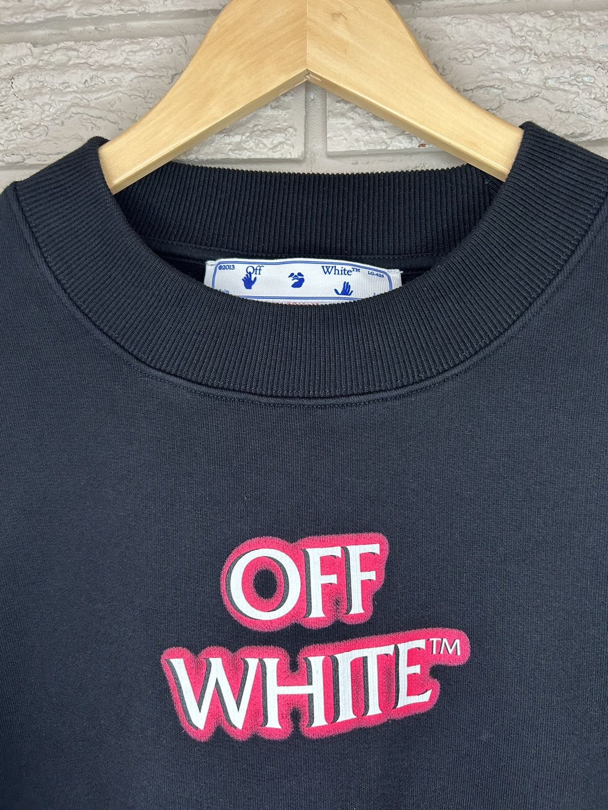 Off-White Off White Emotionally Available Crewneck Sweatshirt Size US XL / EU 56 / 4 - 2 Thumbnail