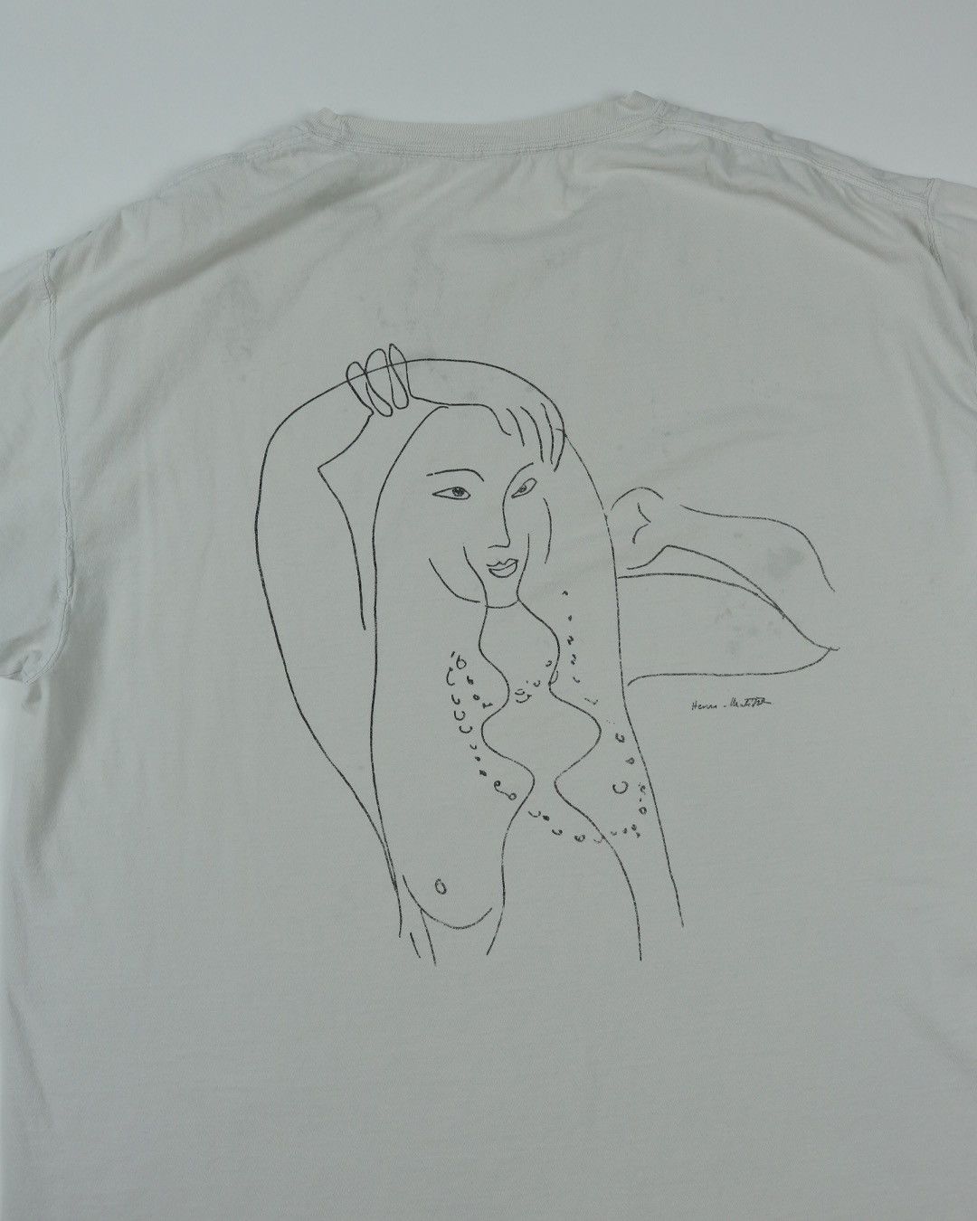 Maiden Noir × Vintage Maiden Noir White Portrait Tee Shirt Size US L / EU 52-54 / 3 - 2 Thumbnail