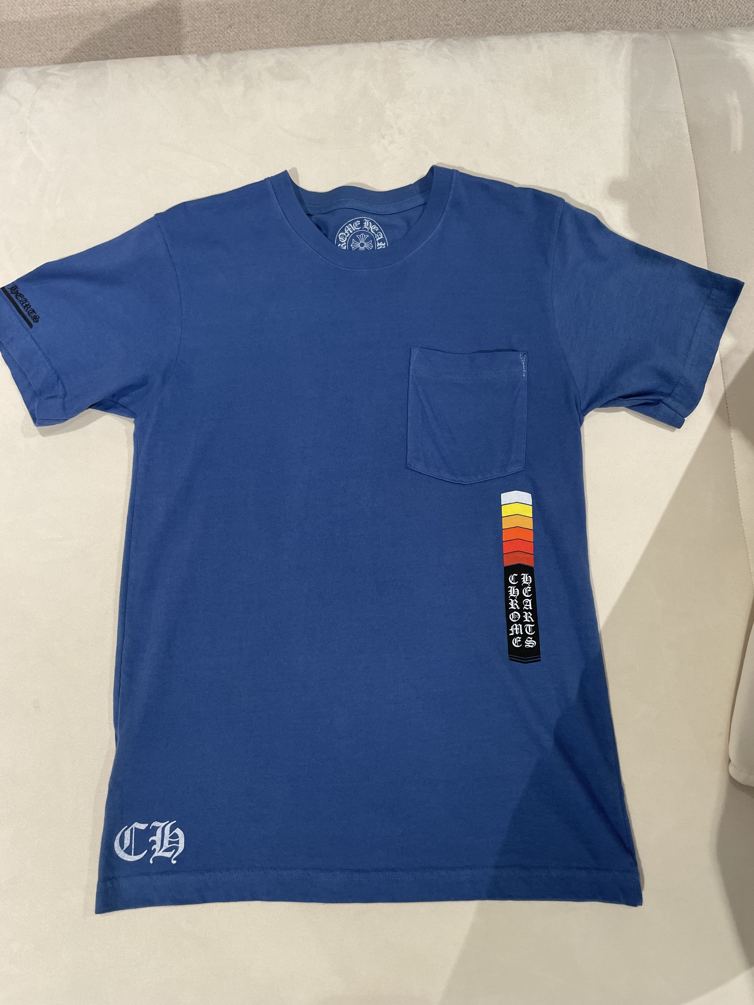Chrome Hearts Chrome Hearts Blue Turbo Boost Short Sleeve Tee Size S / US 4 / IT 40 - 3 Thumbnail