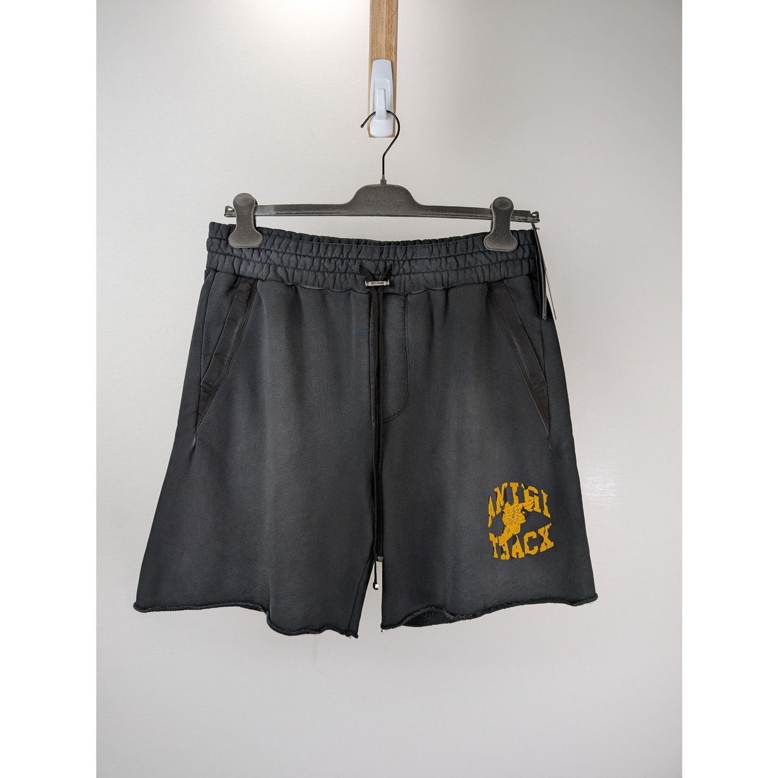 Amiri o1rshd1 Track Shorts in Faded Black Size US 38 / EU 54 - 1 Thumbnail