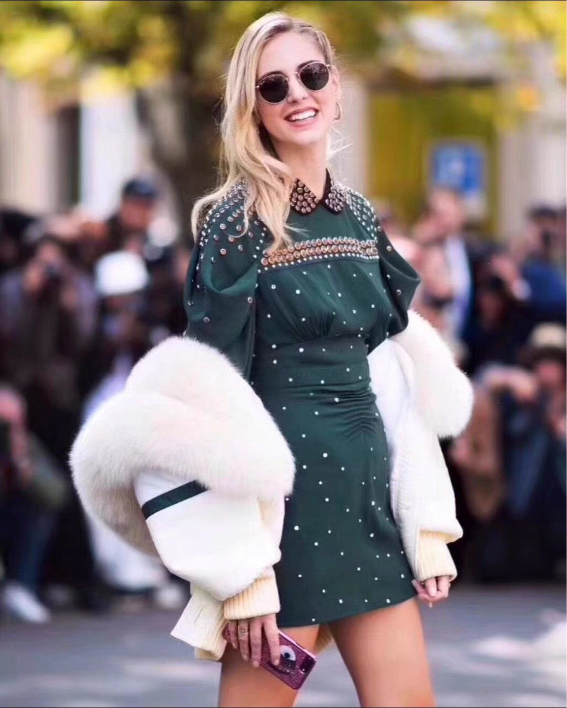 miu miu green beaded dress SLAY GREEN CRYSTAL BEADED MAXI DRESS | CULT MIA main image 1