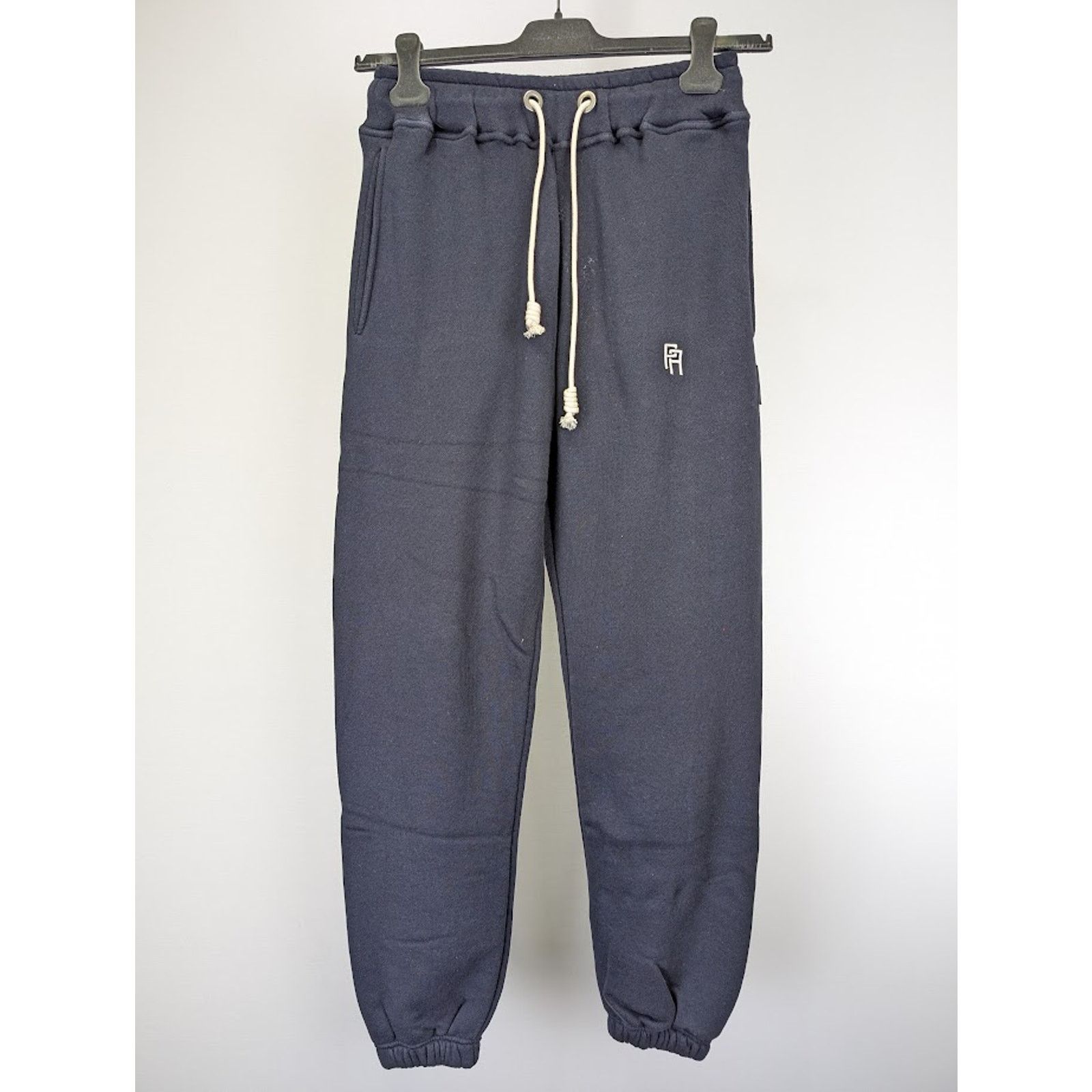 Palm Angels o1rshd1 PA Slim Sweatpant & Jogger in Navy Blue/White Size US 34 / EU 50 - 3 Thumbnail
