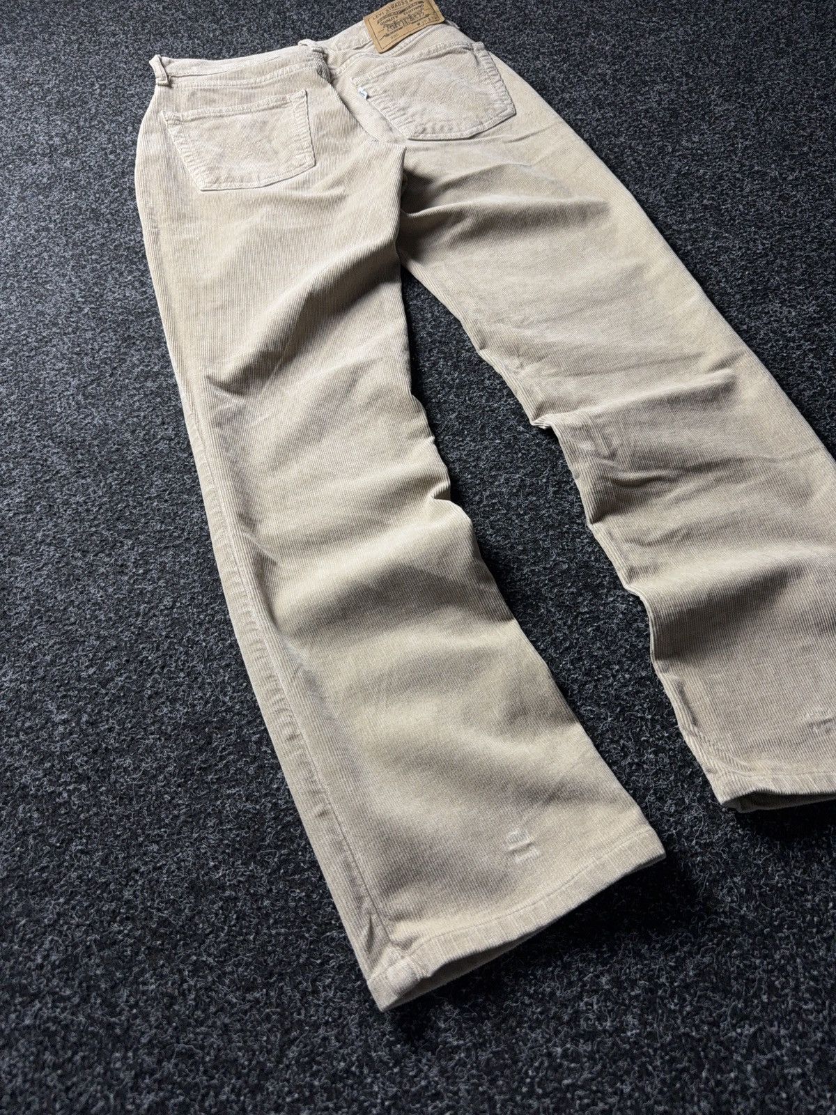 Levi's Vintage Clothing Retro Levi’s 595 Western Beige Corduroy Pants Made in Italy Size 27" / US 4 / IT 40 - 13 Thumbnail