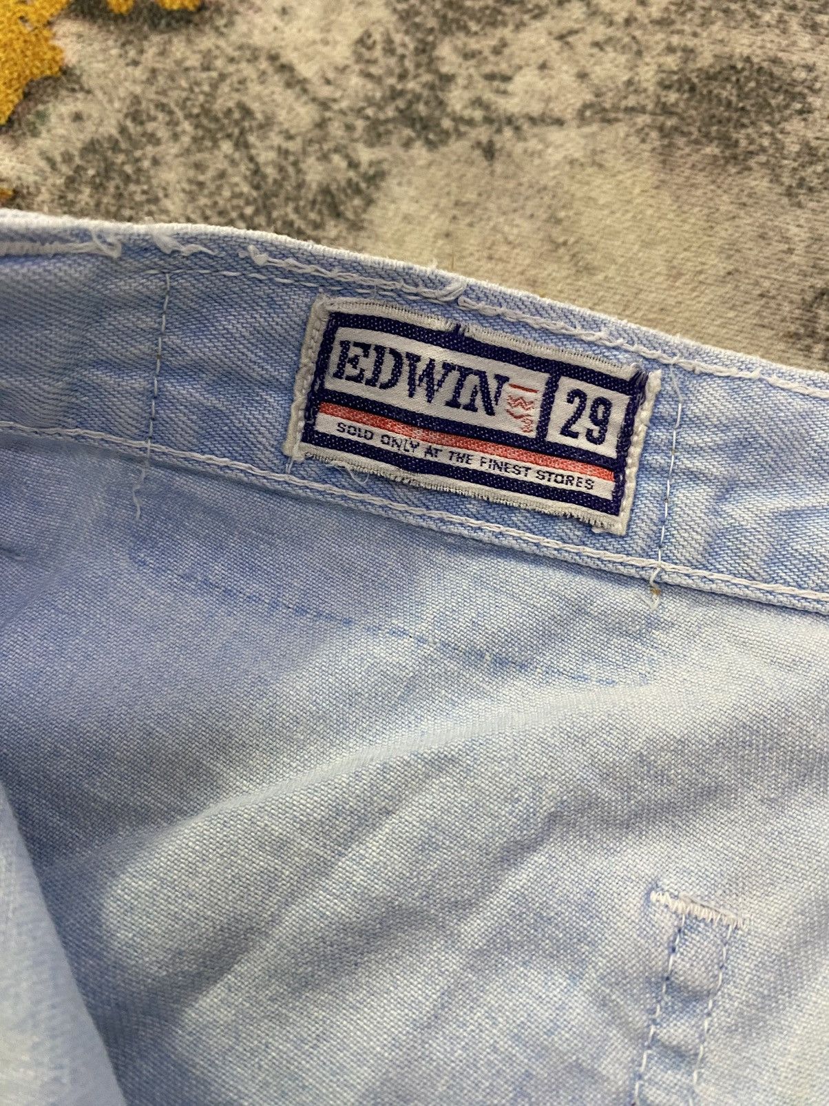Edwin × If Six Was Nine × Vintage Vintage 70s Edwin Flared Denim Size US 29 - 9 Thumbnail