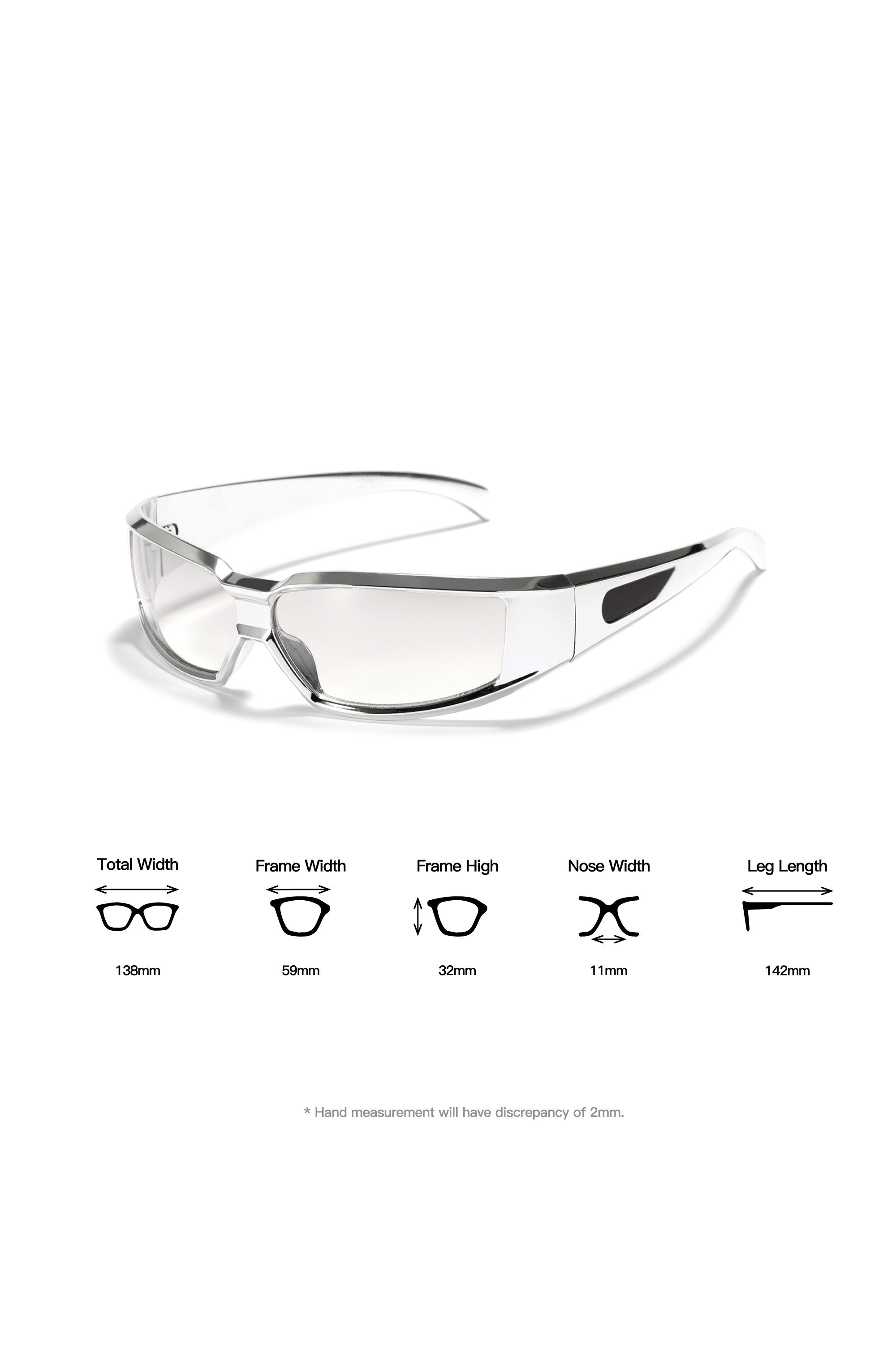 Japanese Brand Vtg Vintage Y2k Futuristic Rectangle Sunglasses Unisex OS Size ONE SIZE - 6 Thumbnail
