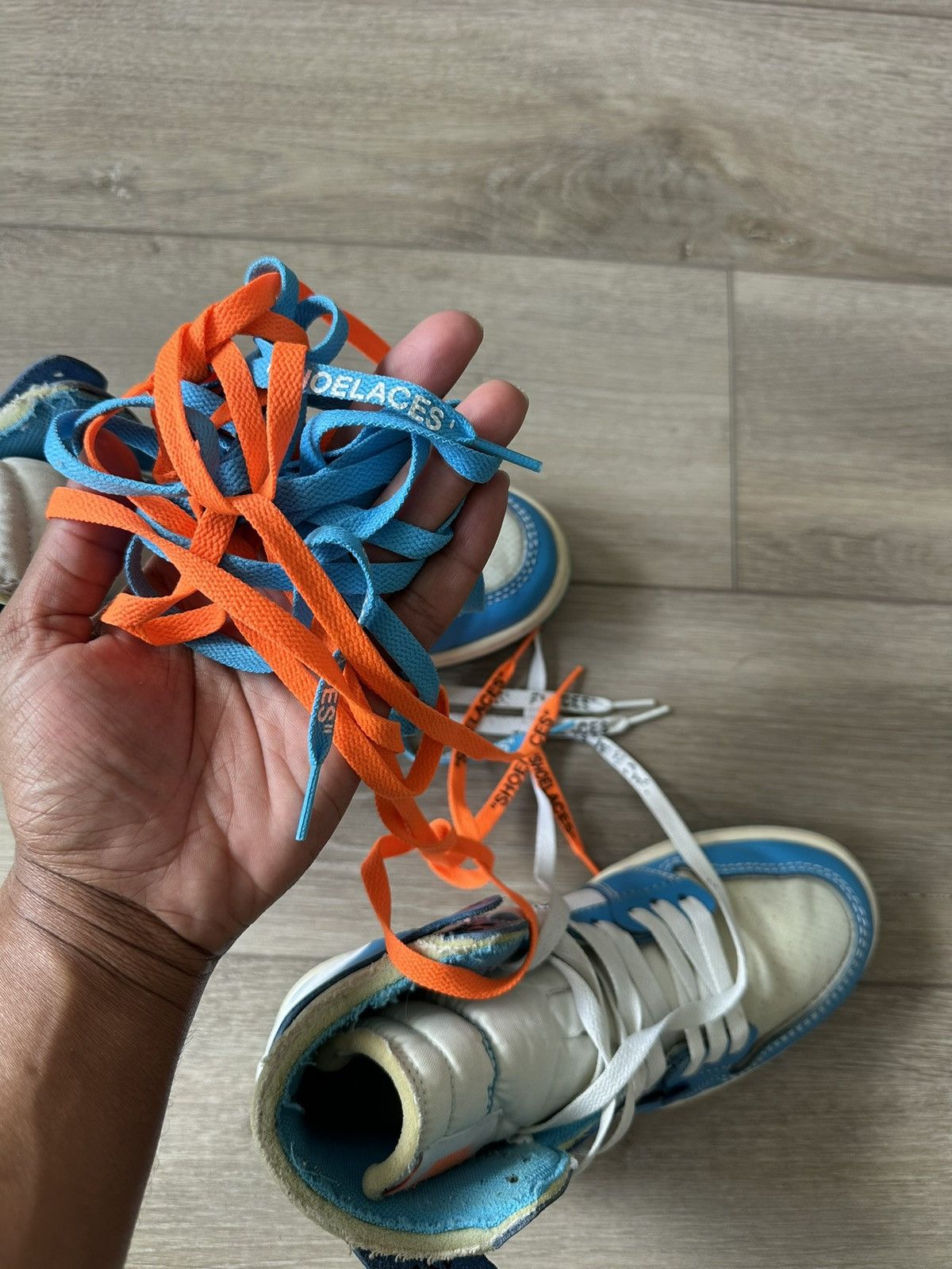 Jordan Brand × Off-White Jordan 1 Retro OG x Off-White High UNC Sz 6 Size US 6 / EU 39 - 24 Thumbnail