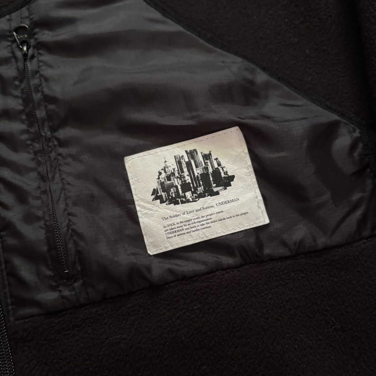 Undercover SAMPLE Undercover SS11 Underman Hooded Fleece Jacket | 3 Size US L / EU 52-54 / 3 - 4 Thumbnail