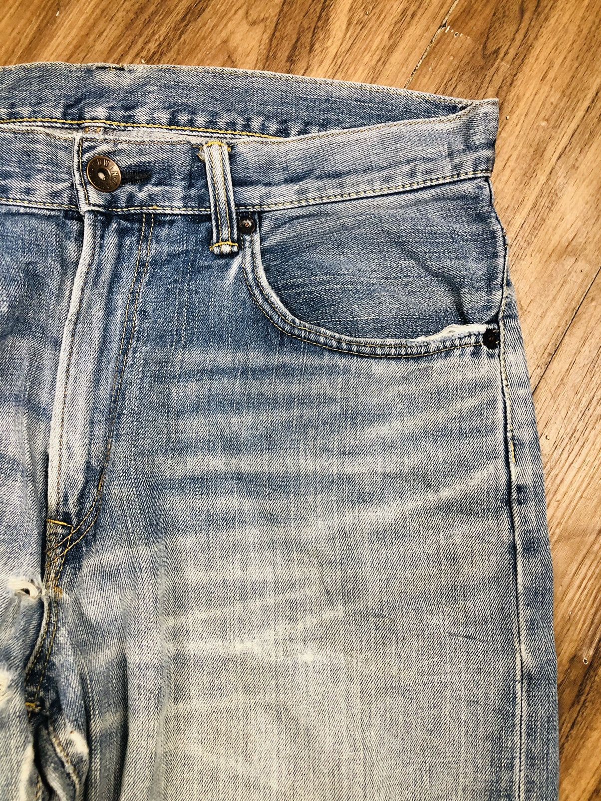 Edwin Edwin Distressed Jeans (37) Size US 33 - 6 Thumbnail