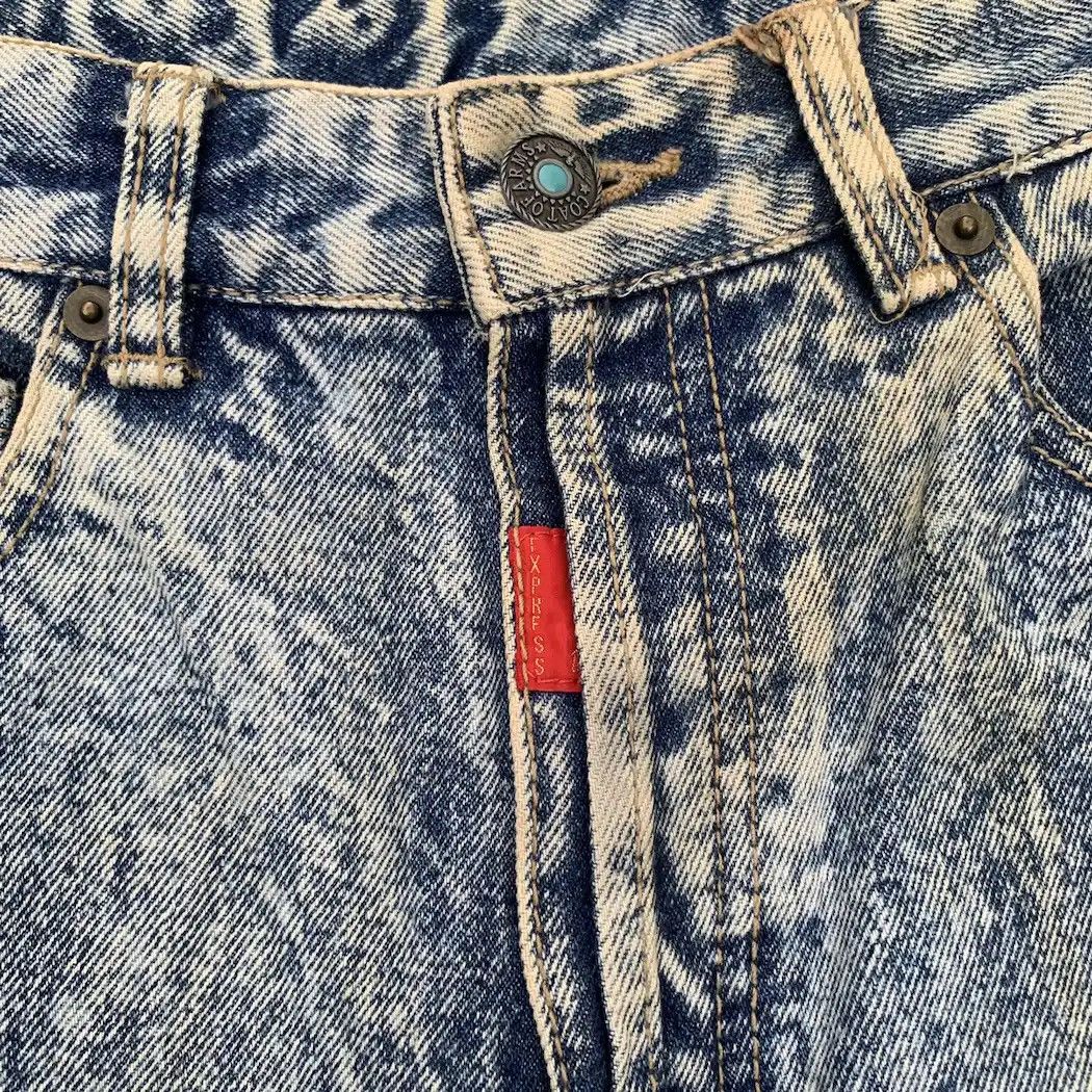Express Vintage EXPRESS JAPAN Jeans Acid Wash Denim Pants W28 Size US 28 / EU 44 - 7 Thumbnail