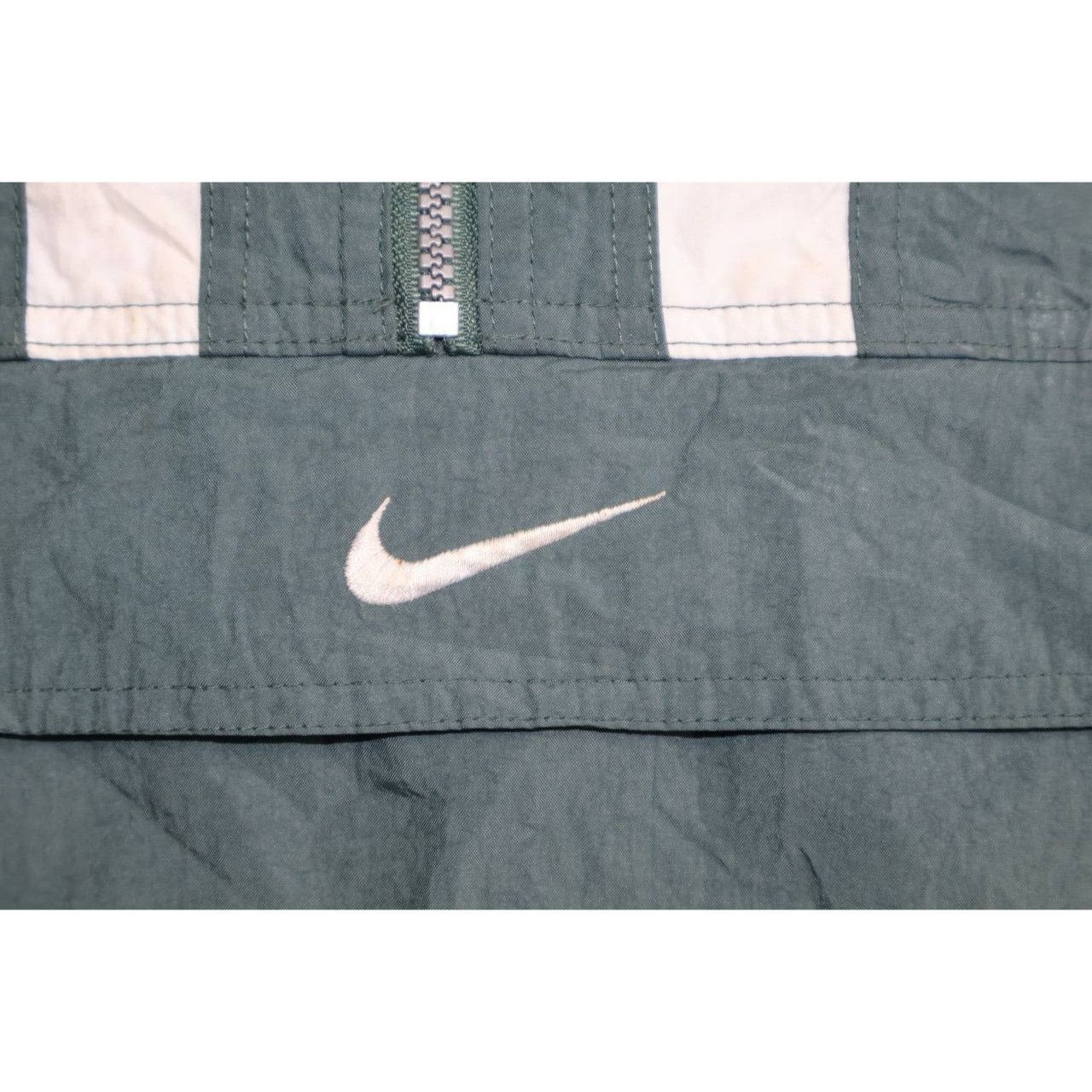 Nike Vintage 90s Nike Windbreaker Men’s M Half Zip Sage Green Size US M / EU 48-50 / 2 - 4 Thumbnail