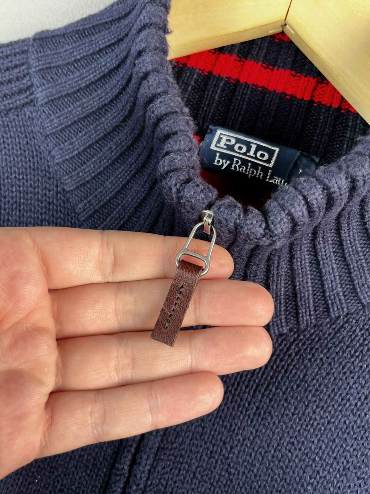 Polo Ralph Lauren Polo Ralph Lauren zip sweater size L Size US L / EU 52-54 / 3 - 3 Thumbnail