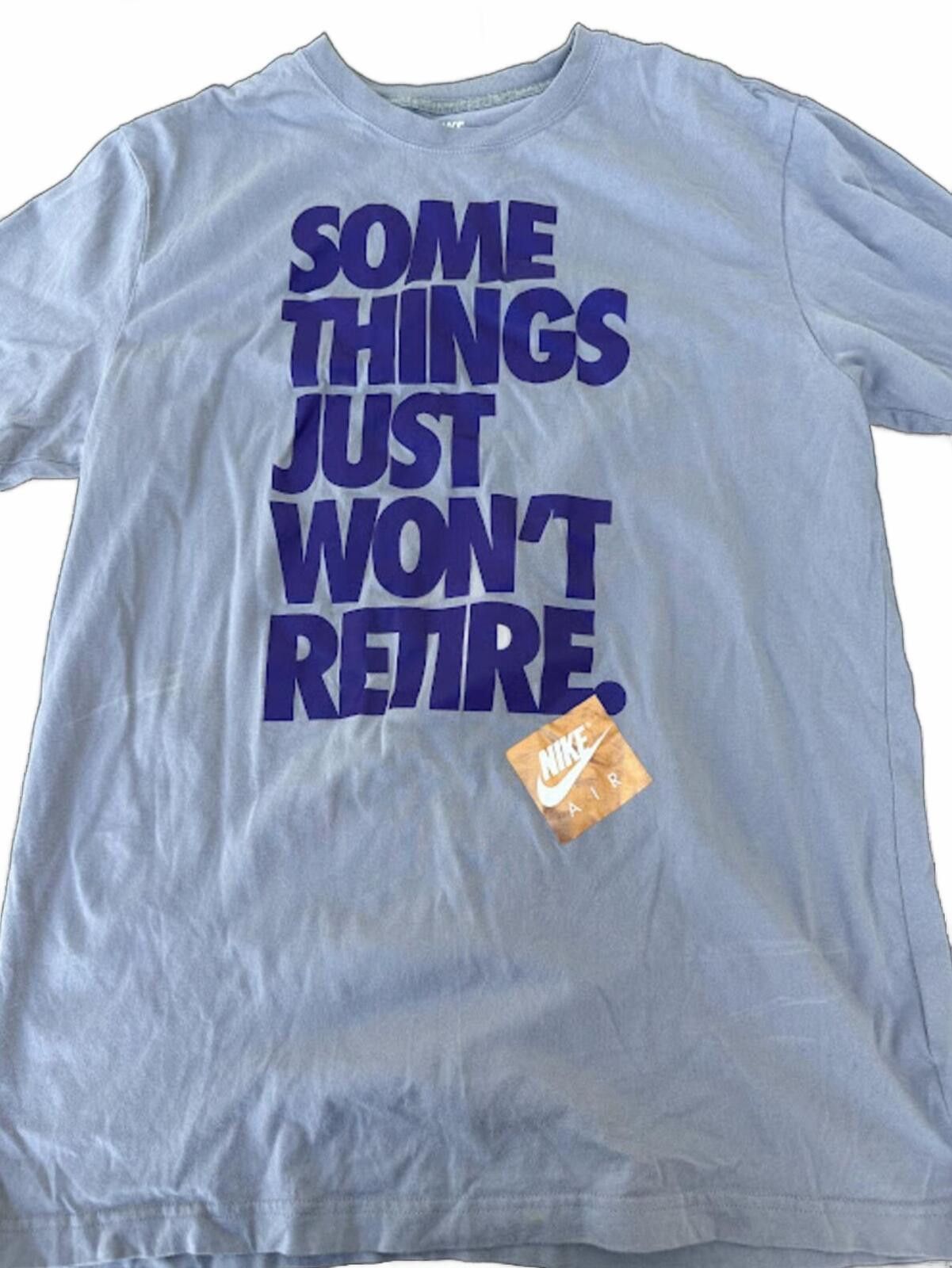 Nike Nike Air Graphic Tee “Won’t Retire” L Size US L / EU 52-54 / 3 - 1 Thumbnail
