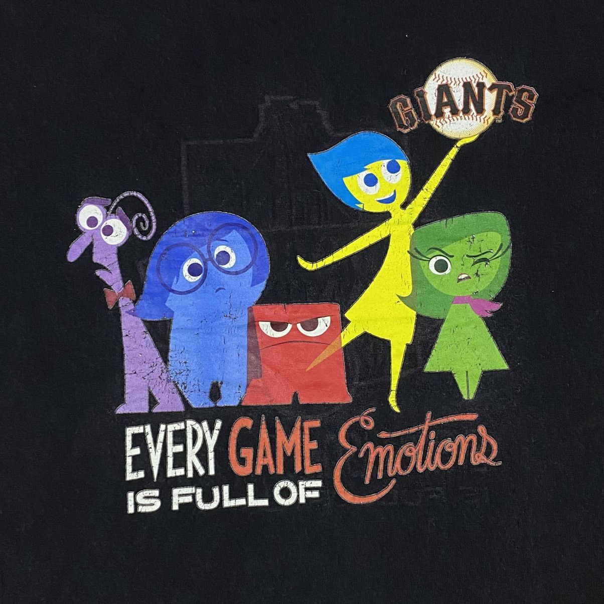 Disney × Vintage Movie inside out X giants film disney pixar Size US M / EU 48-50 / 2 - 2 Thumbnail