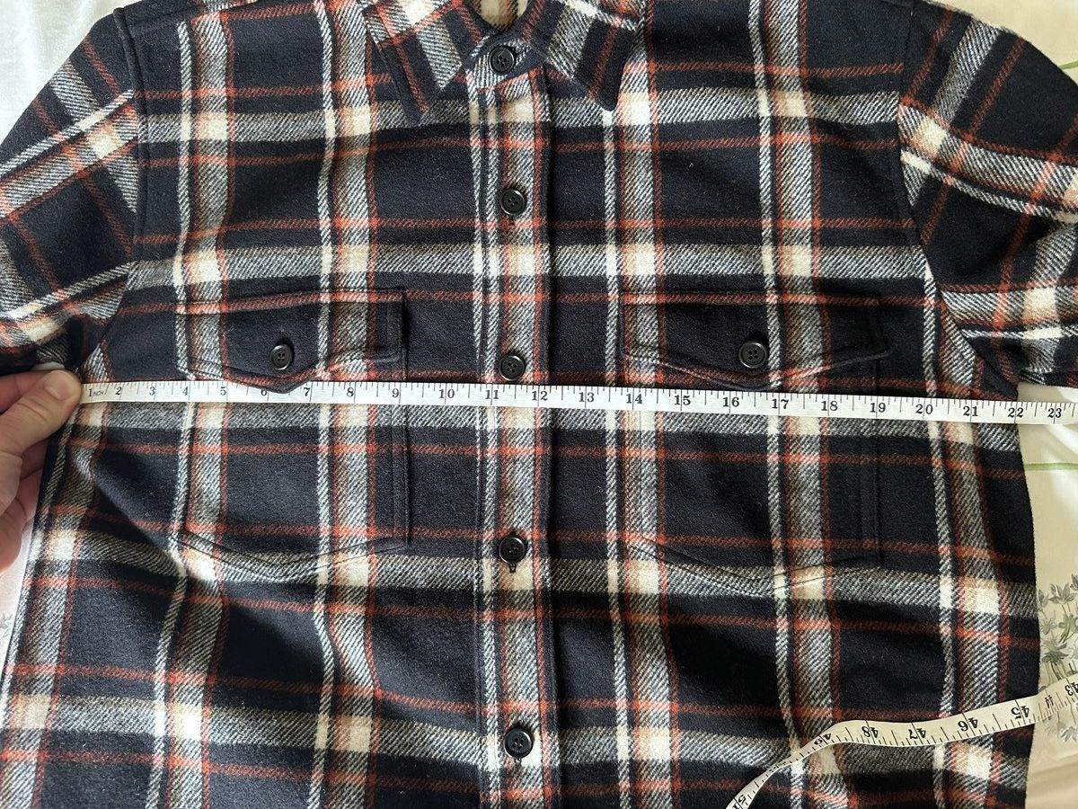 Celine × Hedi Slimane Celine black red white flannel shirt jacket 39 like new Hedi Size US L / EU 52-54 / 3 - 10 Thumbnail
