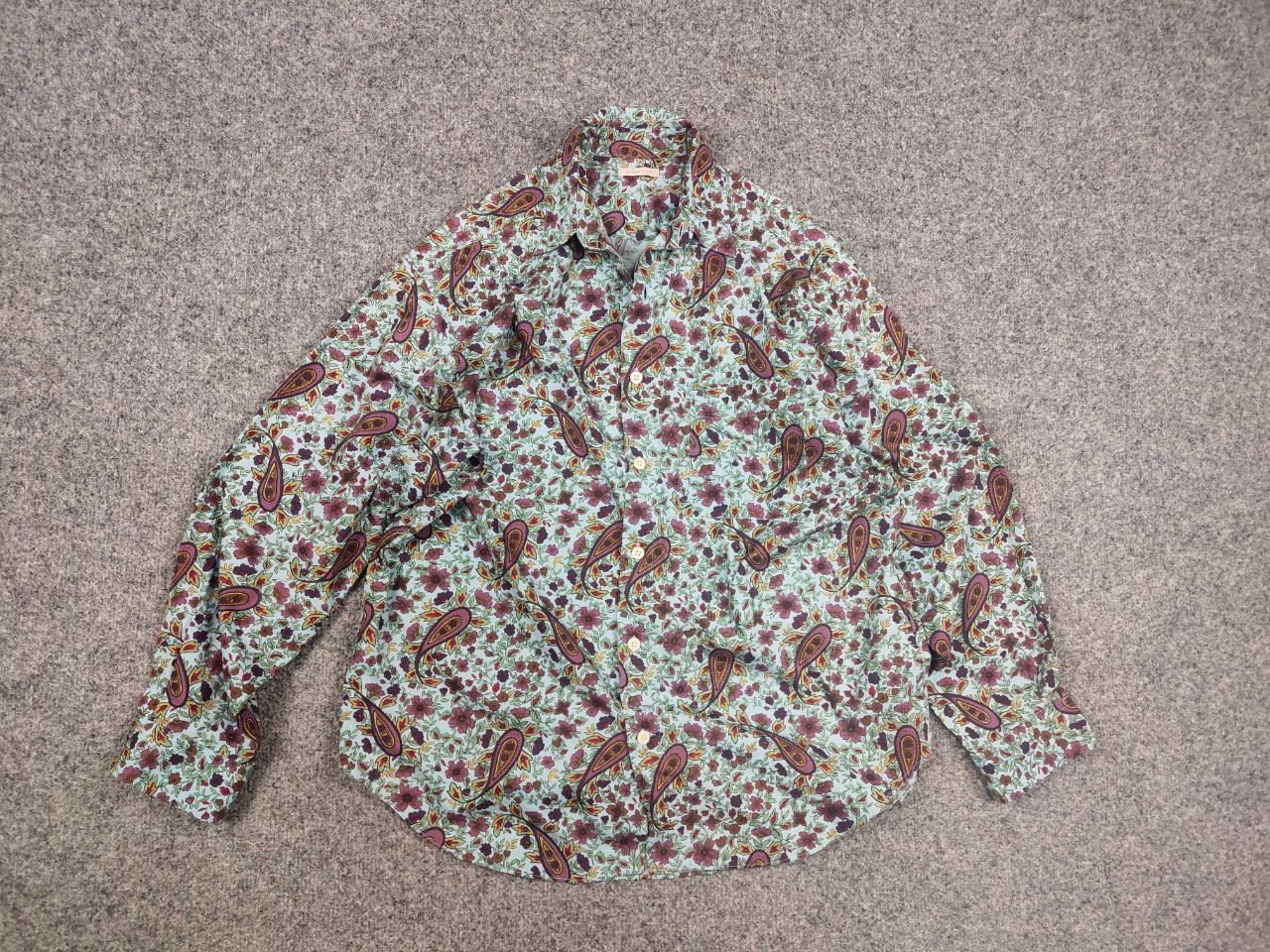Japanese Brand Vintage Japan Peyton Place For Men Archive Punk Floral Shirt Size US M / EU 48-50 / 2 - 8 Thumbnail