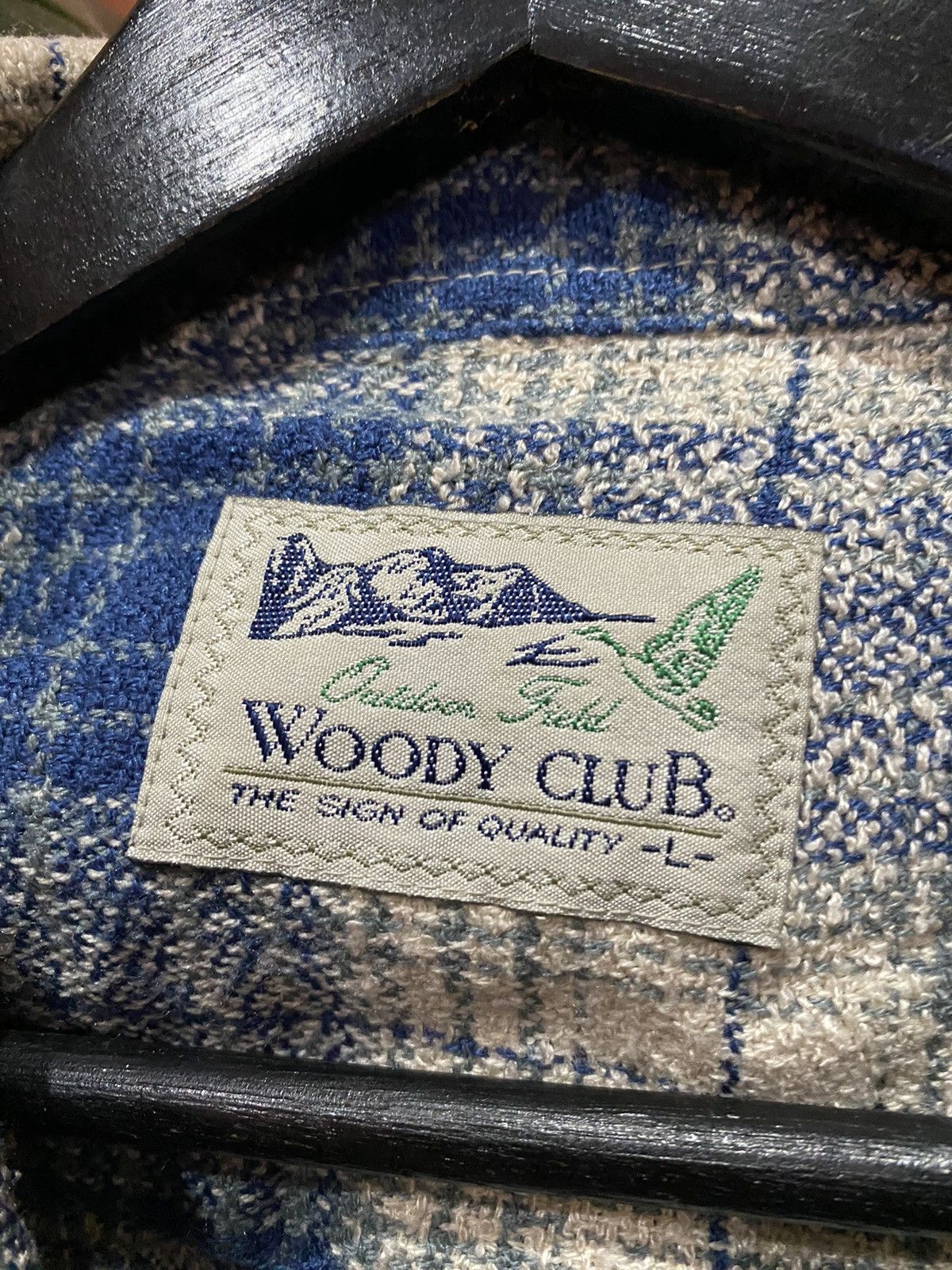 Japanese Brand Vintage Woody Club Outdoor Fields Plaid Shirt Jacket Size US L / EU 52-54 / 3 - 4 Thumbnail