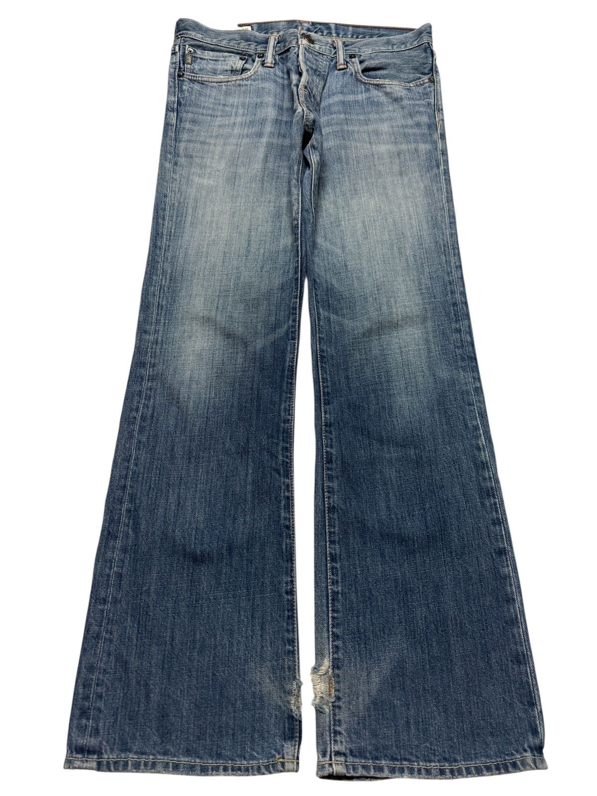 Vintage 💥FLARE💥90s STYLE ABERCROMBIE & FITCH SICK SAND WASH DISTRESS Size US 30 / EU 46 - 1 Thumbnail