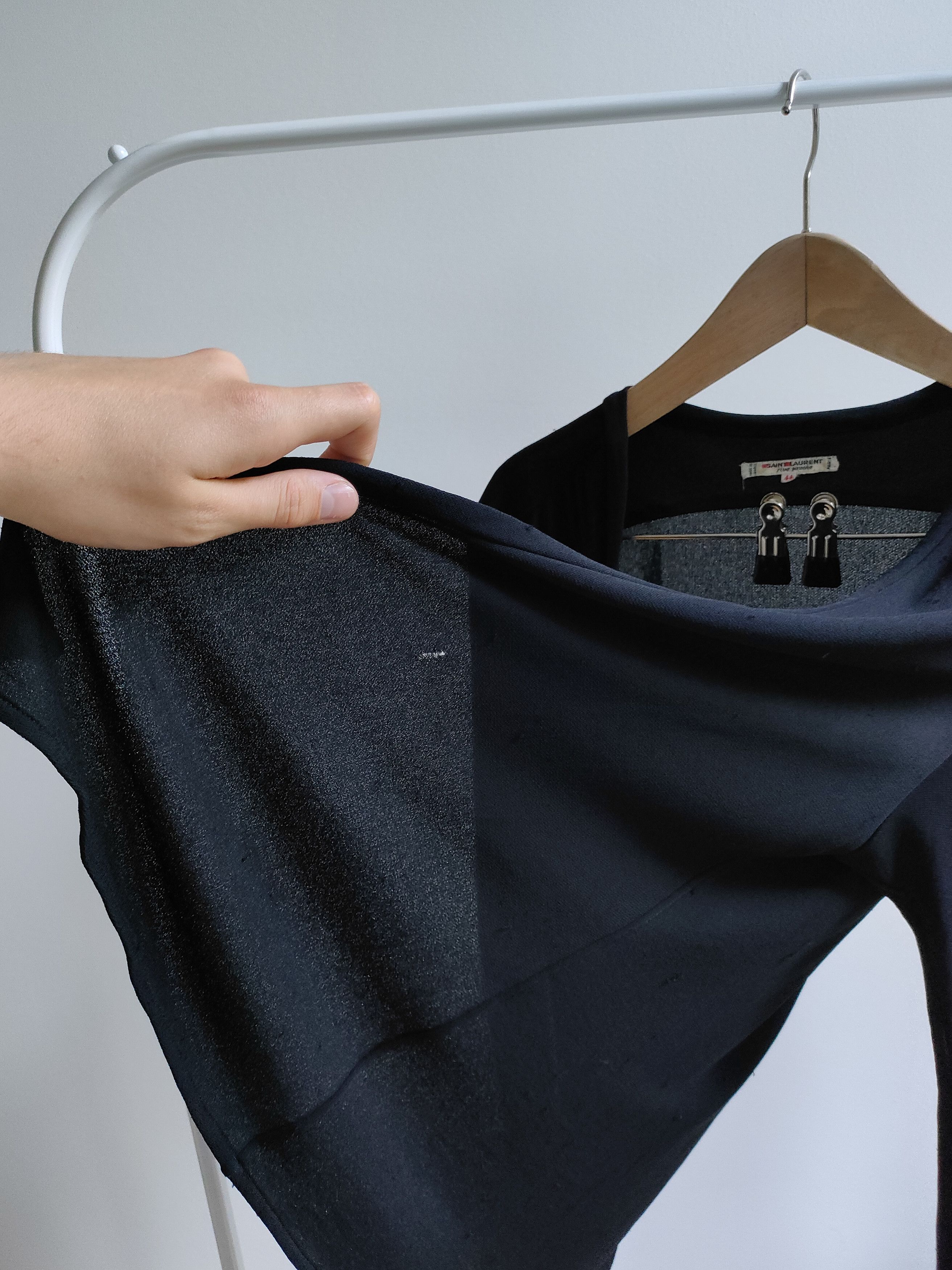 Saint Laurent Paris Saint Laurent Rive Gauche blouse / cape / bolero Size L / US 10 / IT 46 - 4 Thumbnail