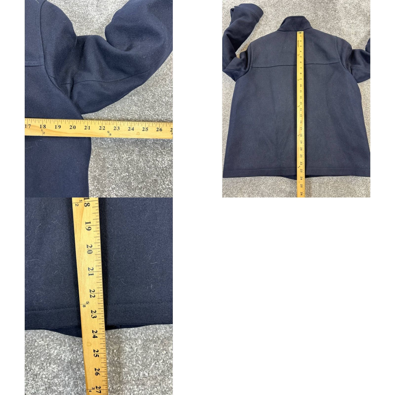 J.Crew VINTAGE J.CREW Women's Jacket Small Blue Wool Casual Fall Winter Spring Regular Fit Size S / US 4 / IT 40 - 8 Thumbnail