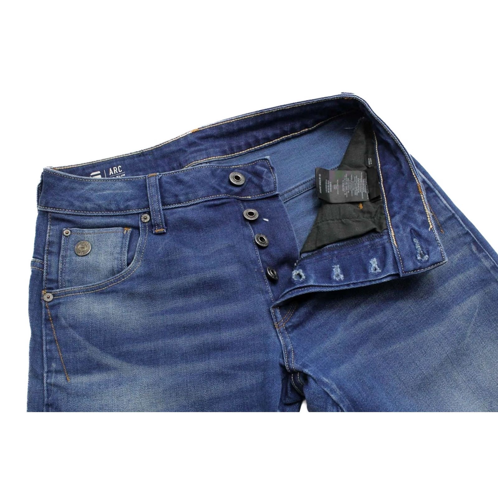 G-Star G-STAR Arc 3D Slim Men's Jeans W26 L30 Twisted Mustache Denim Blue Size US 26 / EU 42 - 4 Thumbnail