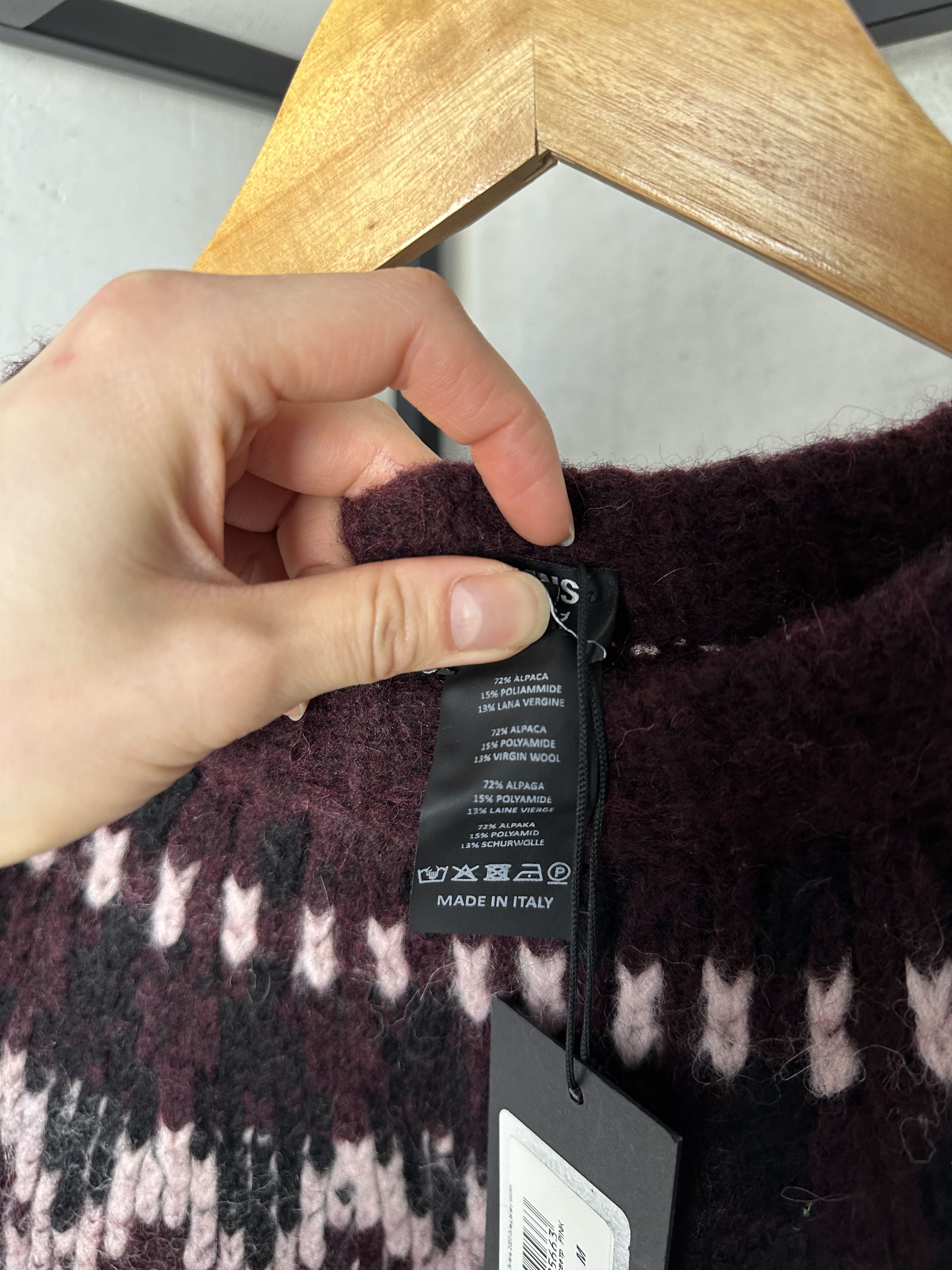 Raf Simons Raf Simons FW21 Pink Wool Sweater Size US M / EU 48-50 / 2 - 6 Thumbnail