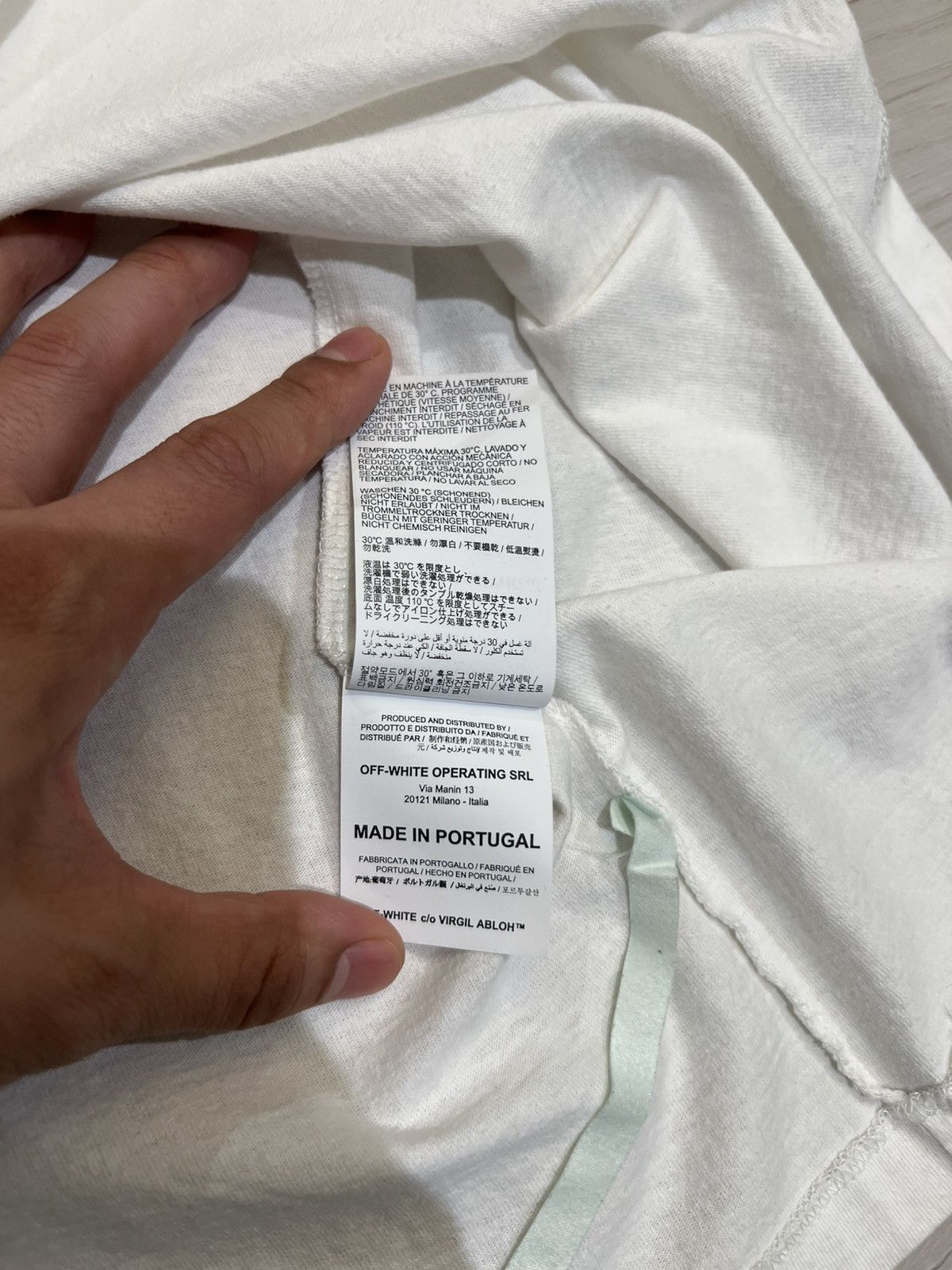 Off-White × Undercover Off white x Undercover Hand Dart Tee | Grailed