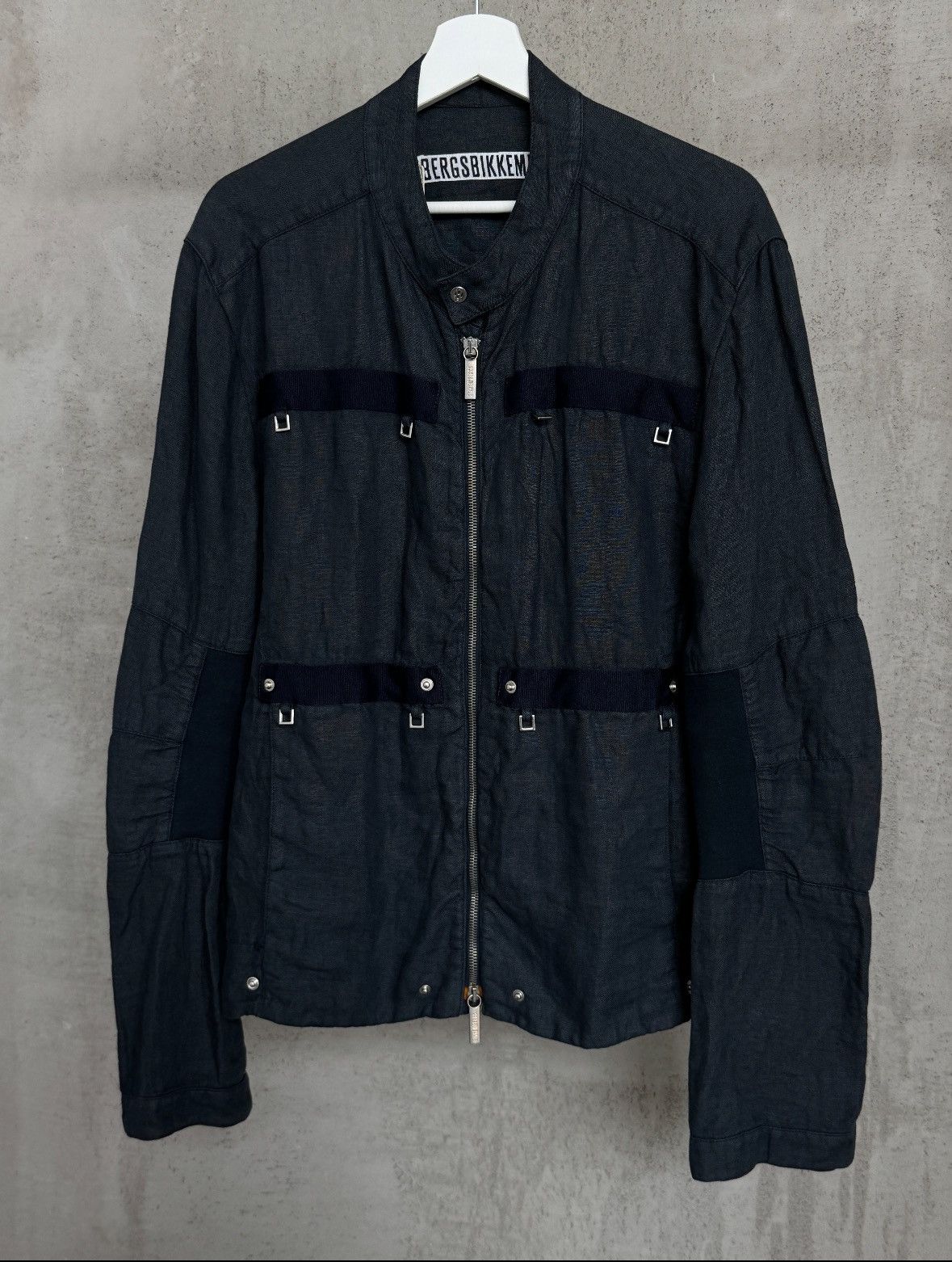 Dirk Bikkembergs Bikkembergs SS99 Multiloop Panelled Utility Moto Jacket Size US L / EU 52-54 / 3 - 3 Thumbnail