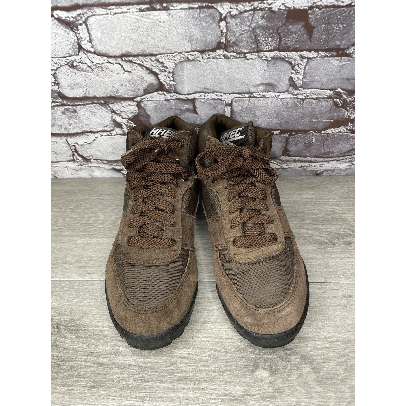 Hi Tec Hi-Tec Shasta Brown Mesh Suede Mid Lace Up Hiking Boots Wome Size US 9.5 / IT 39.5 - 1 Thumbnail