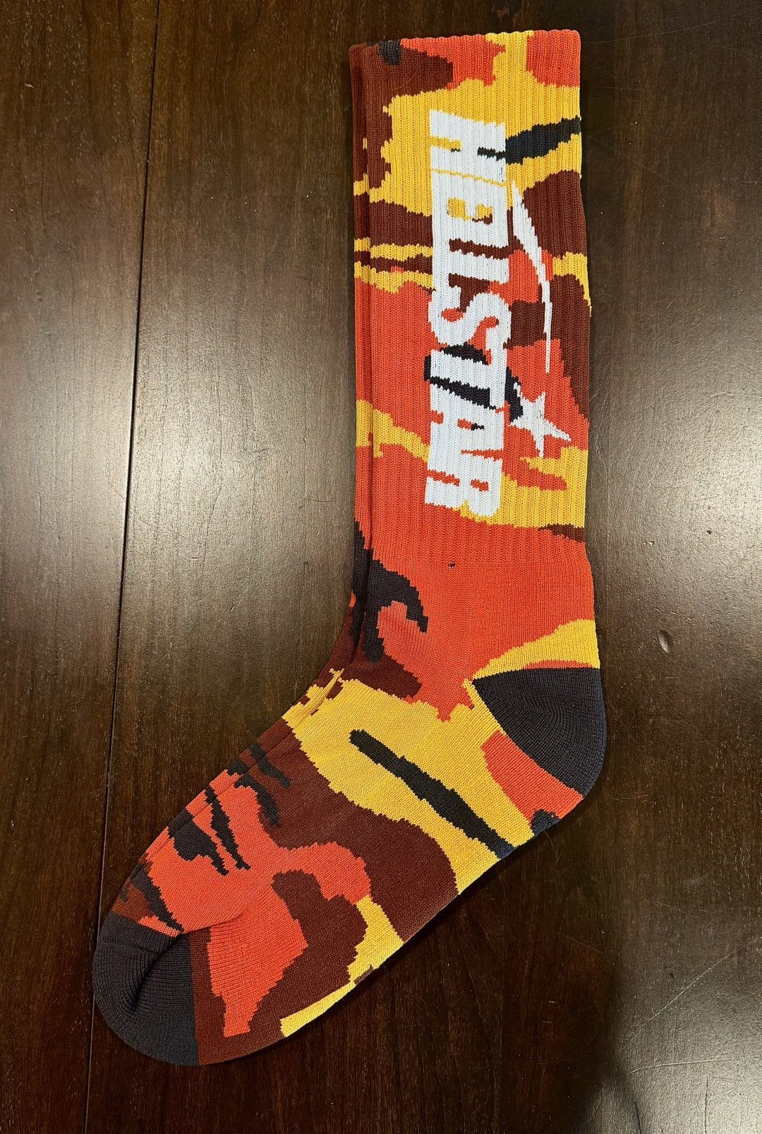 HELLSTAR Hellstar Orange Camo Socks – DS / New – Rare Color–Sold Out Size ONE SIZE - 2 Thumbnail
